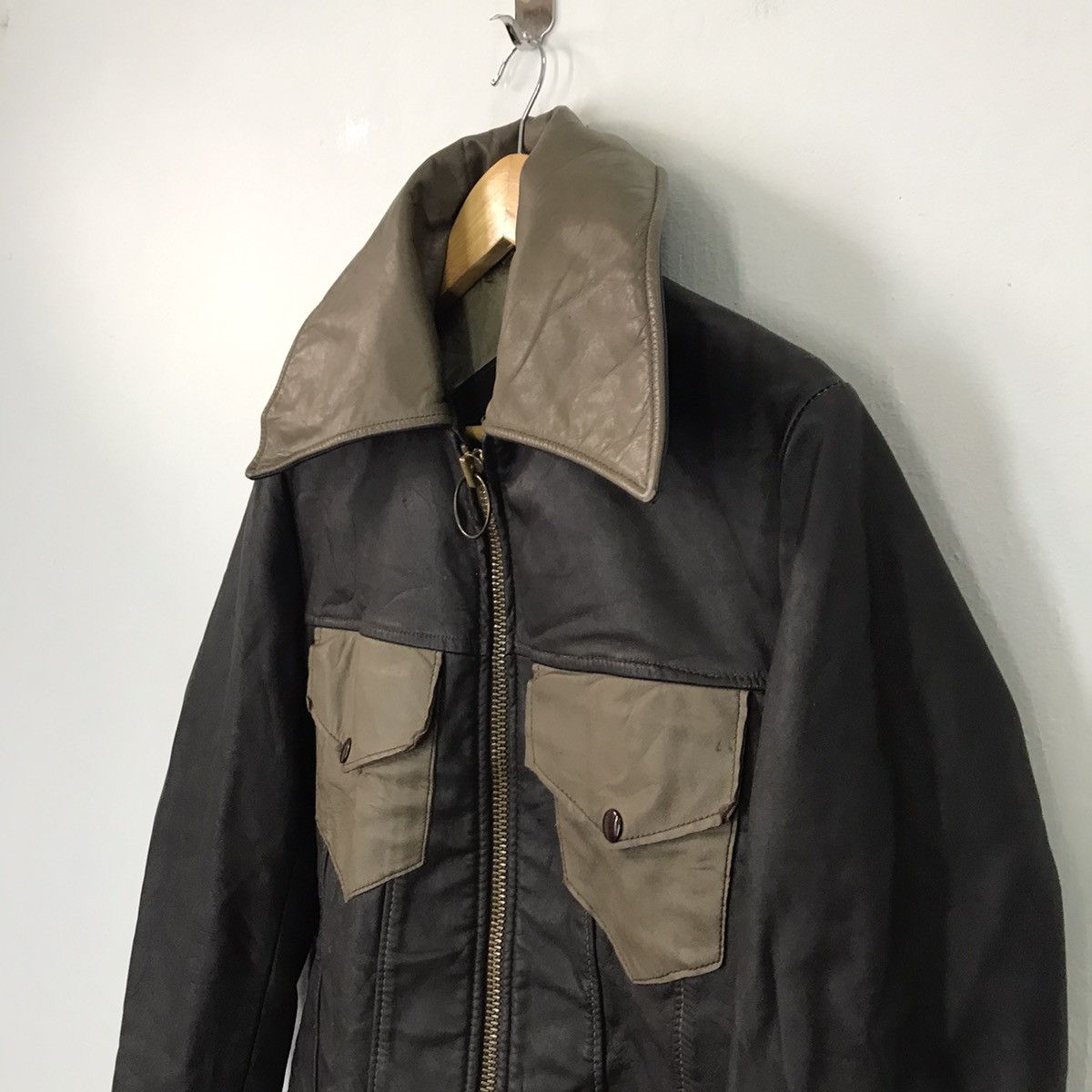 Schott 💀LEATHER💀VINTAGE SCHOTT LEATHER JACKET TALON ZIPPIER Size US M / EU 48-50 / 2 - 4 Thumbnail