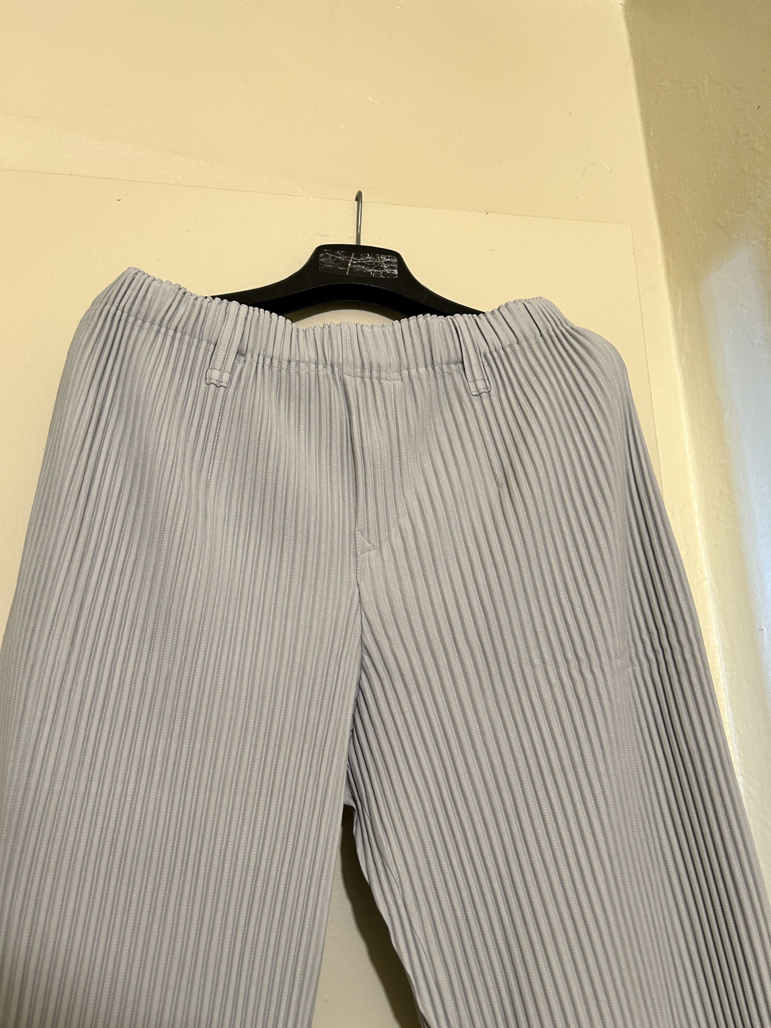 Issey Miyake Issey Miyake Homme Plisse Pleated basic Trousers Size US 30 / EU 46 - 3 Thumbnail