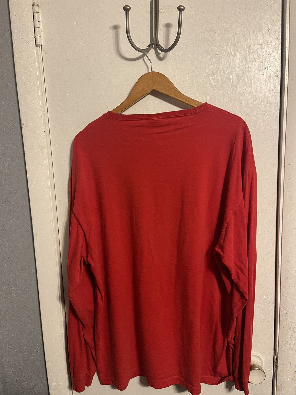 Japanese Brand Vintage Indigo Red Longsleeve Tee Size US XL / EU 56 / 4 - 3 Thumbnail