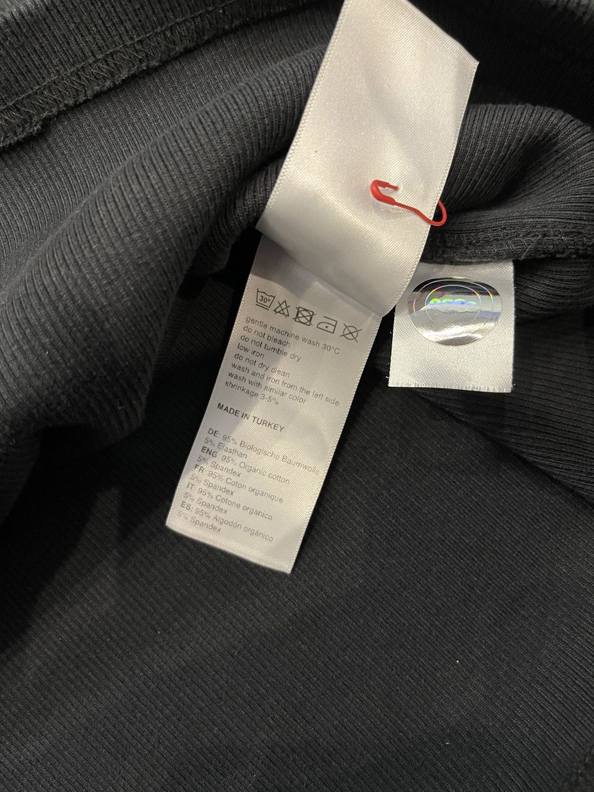 032c 032c Small Logo Black Mock Neck Thick Short SleeveT-Shirt Size US M / EU 48-50 / 2 - 14 Thumbnail