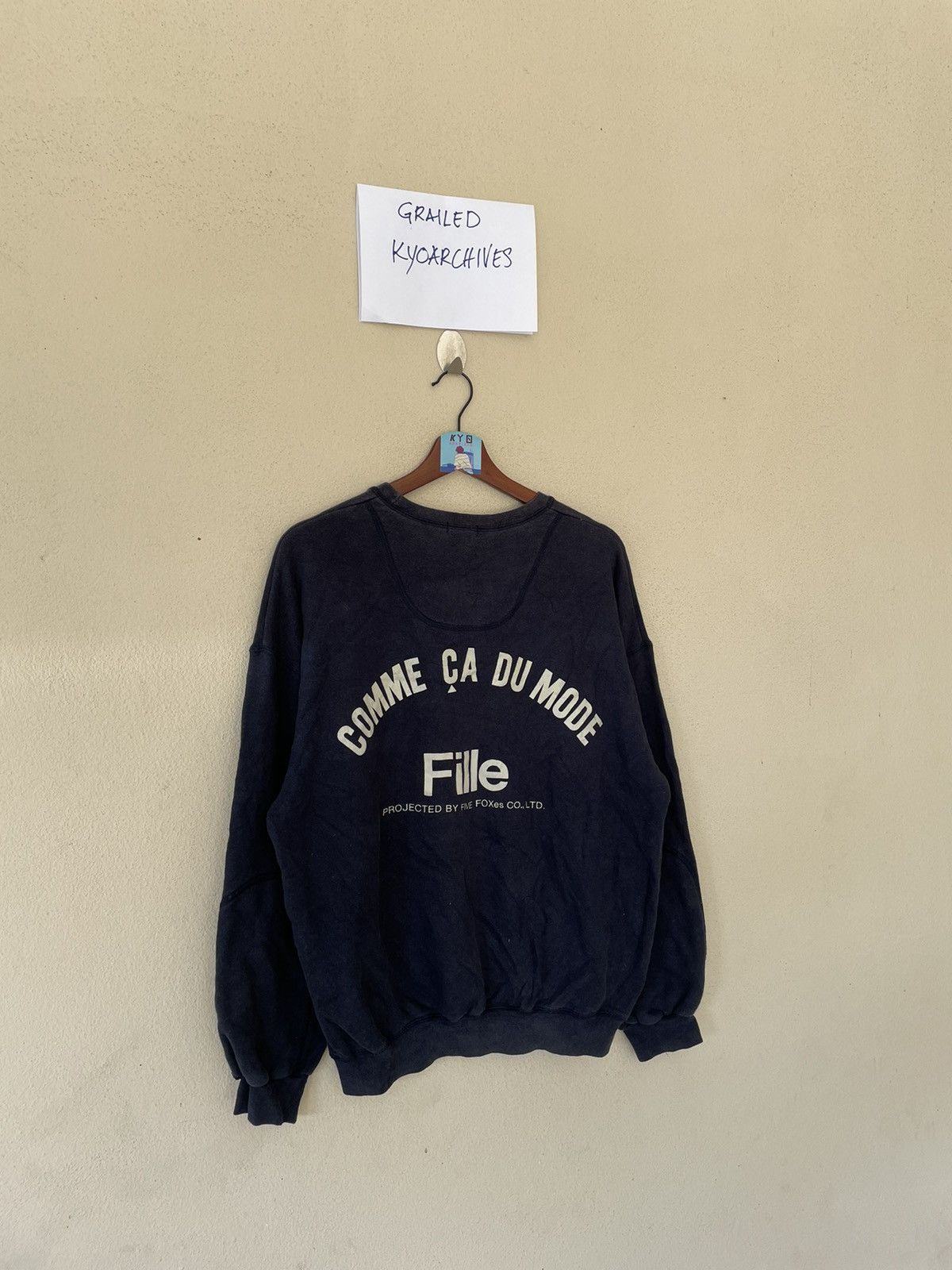 Comme Ca Ism × Vintage COMME CA DU MODE BIG LOGO SWEATSHIRT Size US L / EU 52-54 / 3 - 2 Thumbnail