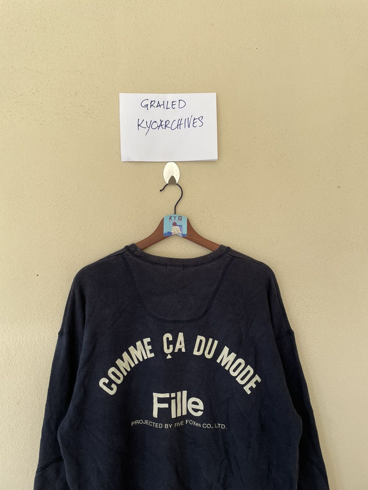 Comme Ca Ism × Vintage COMME CA DU MODE BIG LOGO SWEATSHIRT Size US L / EU 52-54 / 3 - 3 Thumbnail