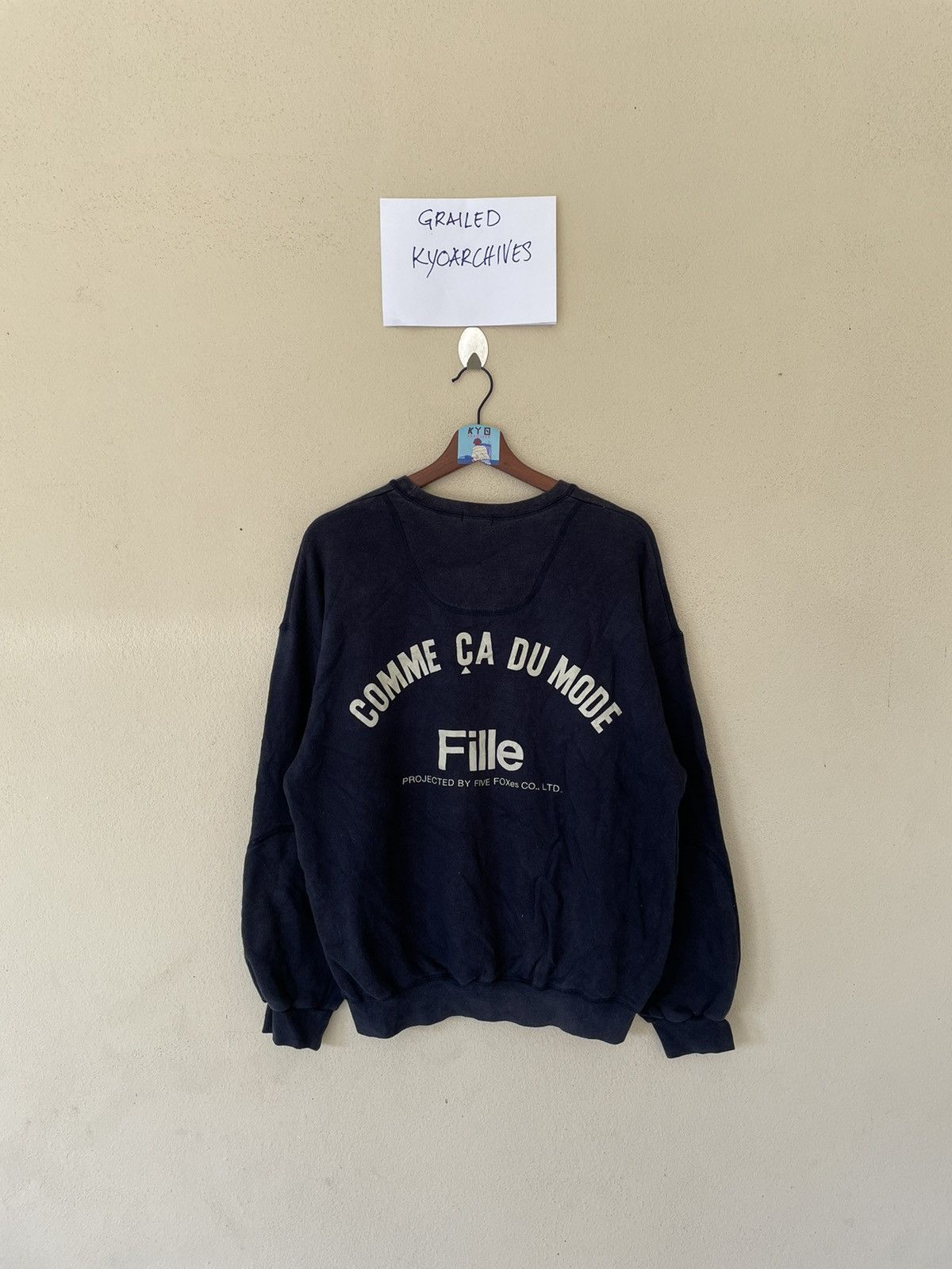Comme Ca Ism × Vintage COMME CA DU MODE BIG LOGO SWEATSHIRT Size US L / EU 52-54 / 3 - 1 Thumbnail