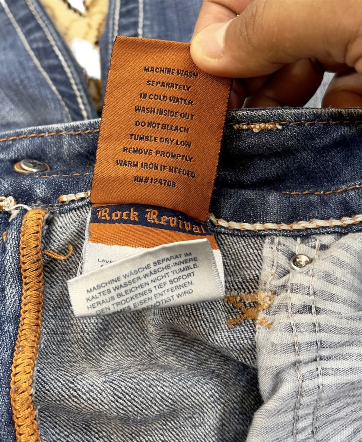 Rock Revival × Vintage VINTAGE ROCK REVIVAL CELINE BOOTCUT JEANS SIZE 32X35 Size 32" / US 10 / IT 46 - 10 Thumbnail