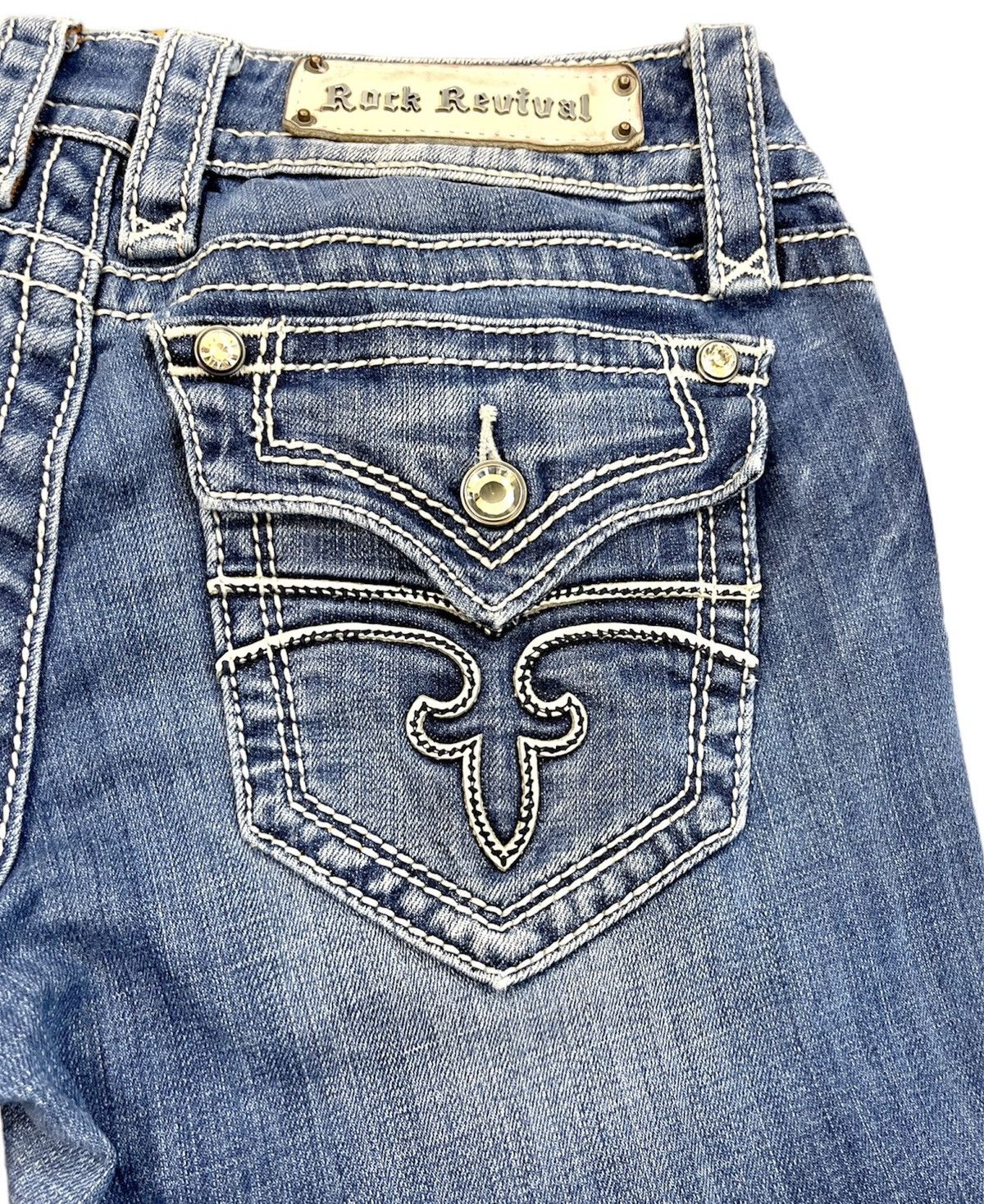 Rock Revival × Vintage VINTAGE ROCK REVIVAL CELINE BOOTCUT JEANS SIZE 32X35 Size 32" / US 10 / IT 46 - 16 Thumbnail