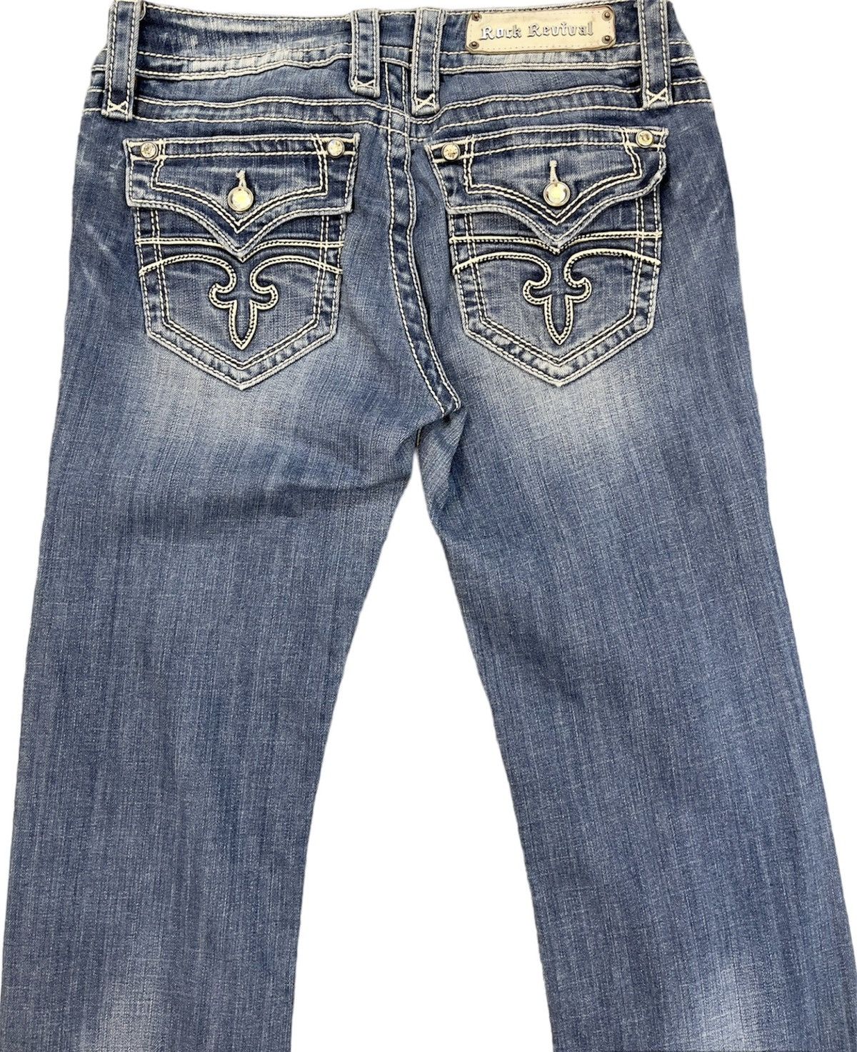 Rock Revival × Vintage VINTAGE ROCK REVIVAL CELINE BOOTCUT JEANS SIZE 32X35 Size 32" / US 10 / IT 46 - 13 Thumbnail