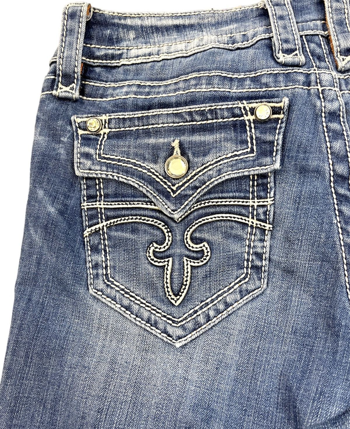 Rock Revival × Vintage VINTAGE ROCK REVIVAL CELINE BOOTCUT JEANS SIZE 32X35 Size 32" / US 10 / IT 46 - 15 Thumbnail