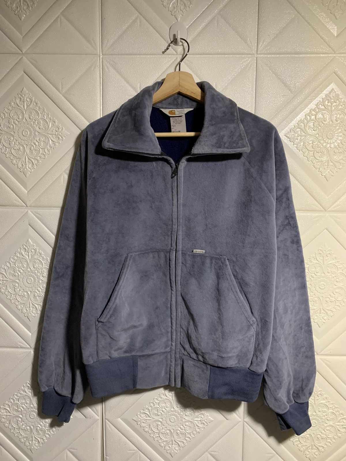 Rare Vintage Carhartt Fleece Zipper Jacket