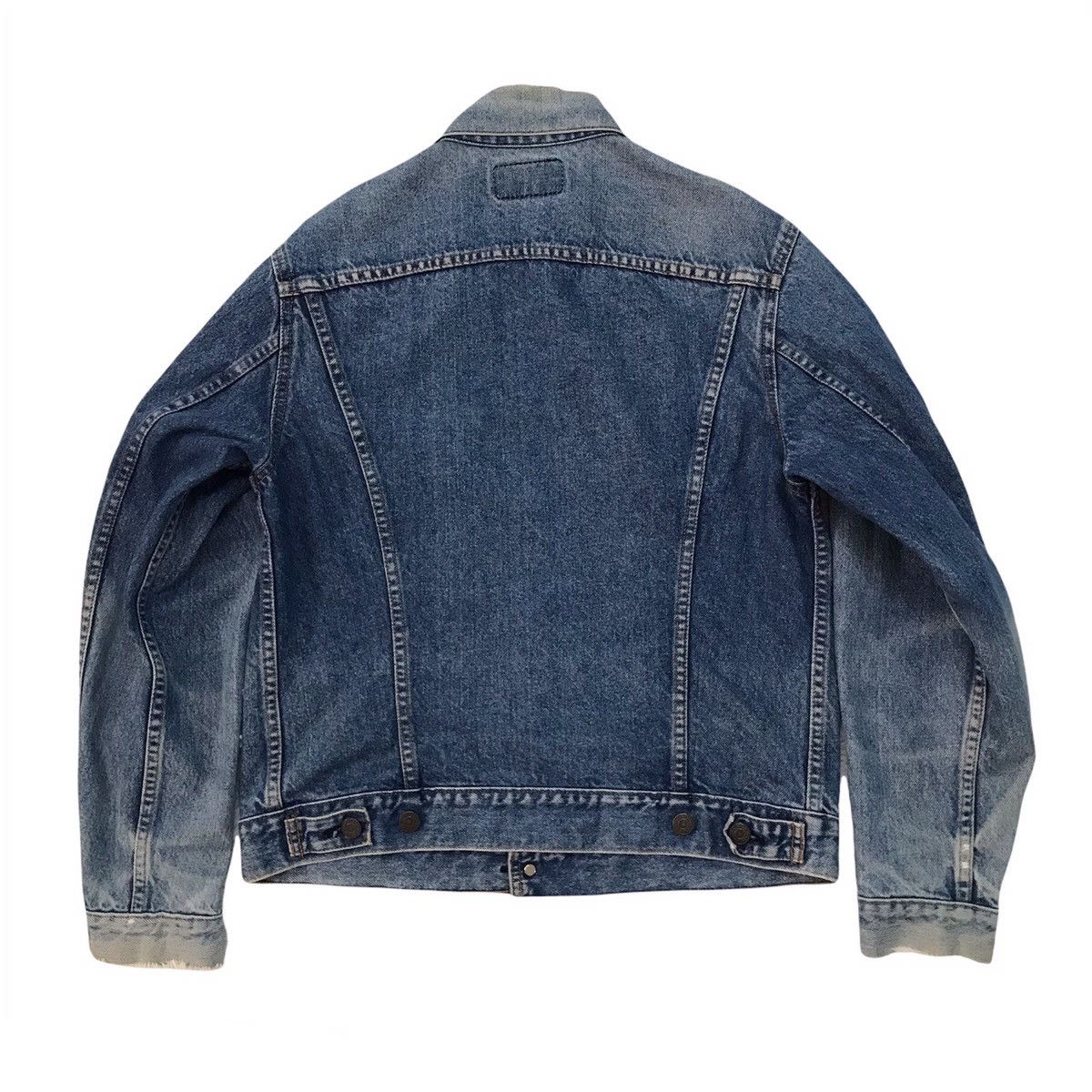 Levi's Vtg Levis 70505 Small e Denim Trucker Jacket Size US M / EU 48-50 / 2 - 2 Thumbnail