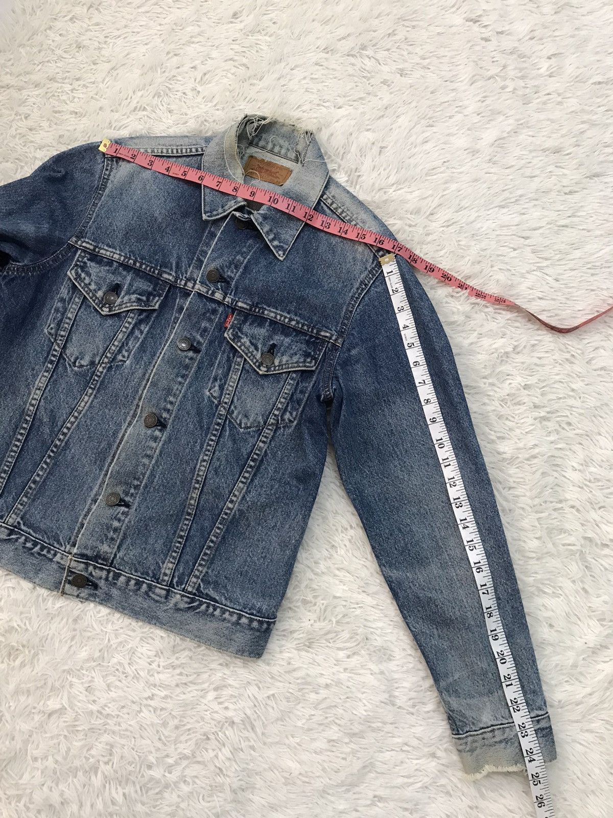 Levi's Vtg Levis 70505 Small e Denim Trucker Jacket Size US M / EU 48-50 / 2 - 21 Thumbnail