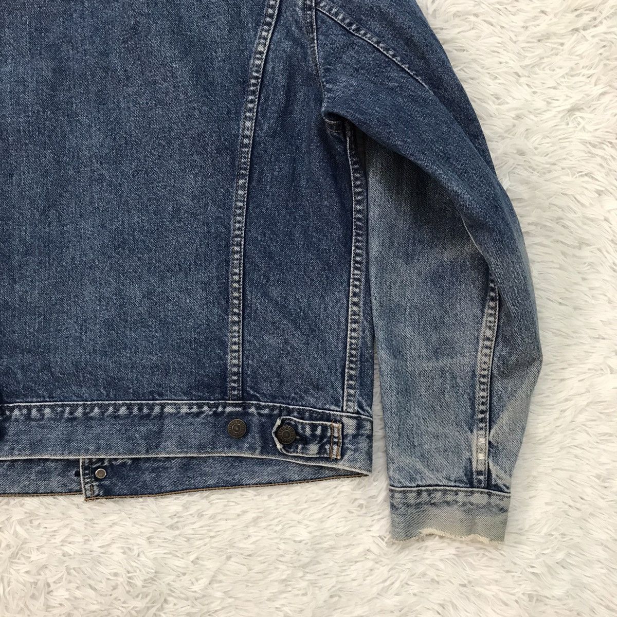 Levi's Vtg Levis 70505 Small e Denim Trucker Jacket Size US M / EU 48-50 / 2 - 11 Thumbnail