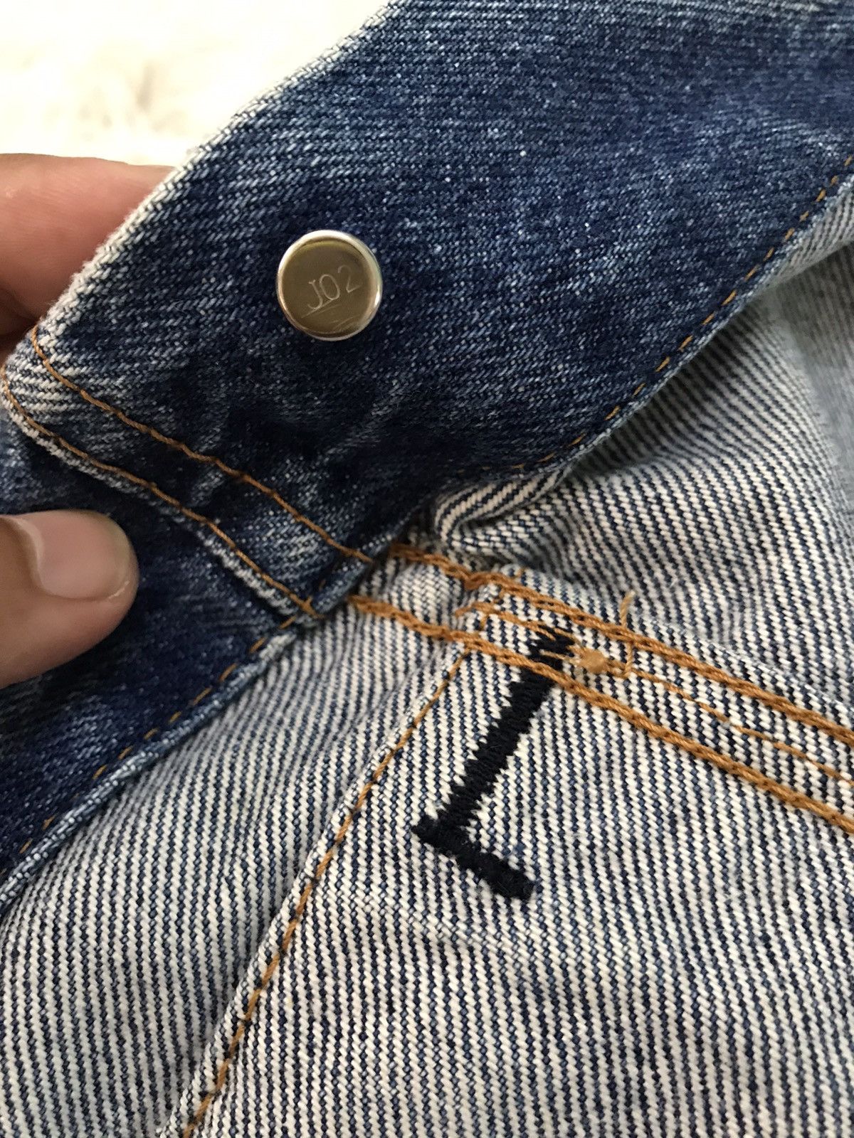 Levi's Vtg Levis 70505 Small e Denim Trucker Jacket Size US M / EU 48-50 / 2 - 15 Thumbnail