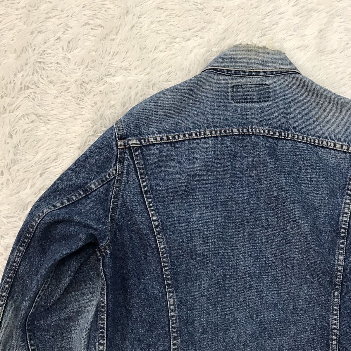 Levi's Vtg Levis 70505 Small e Denim Trucker Jacket Size US M / EU 48-50 / 2 - 8 Thumbnail