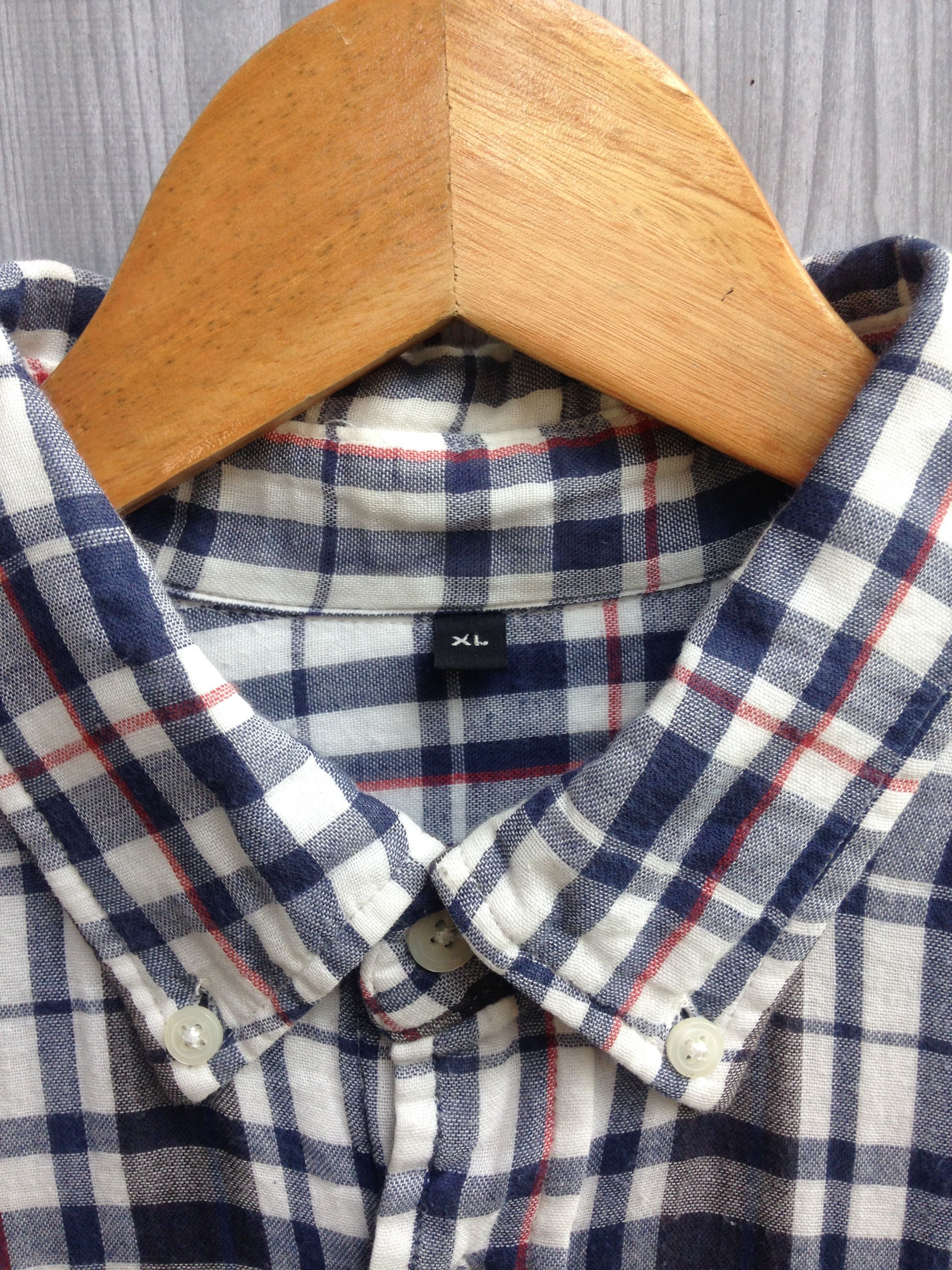 Flannel × Japanese Brand Topvalu Flannel Blue Button Up Shirt Size US XL / EU 56 / 4 - 3 Thumbnail