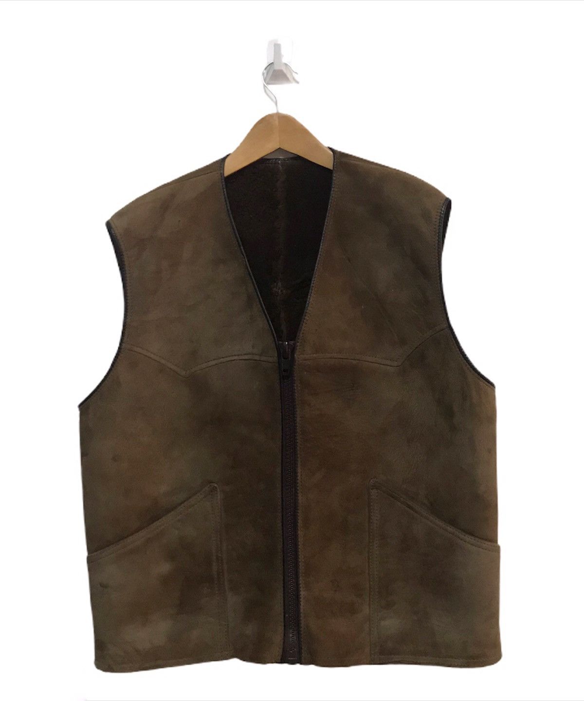 Japanese Brand Sherling leather vest Size US M / EU 48-50 / 2 - 1 Thumbnail