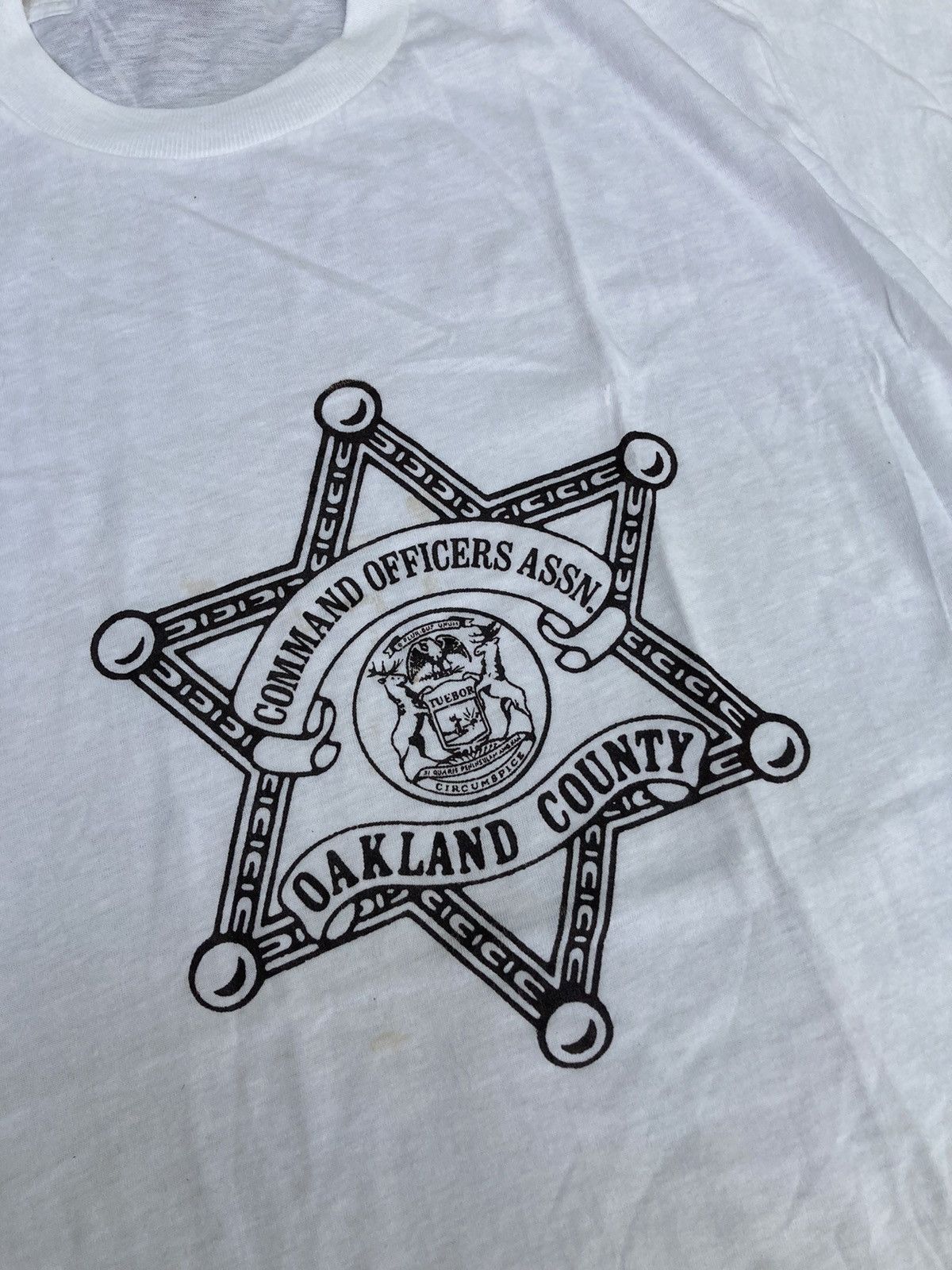 Vintage Vintage Oakland county t shirt Size US XL / EU 56 / 4 - 2 Thumbnail