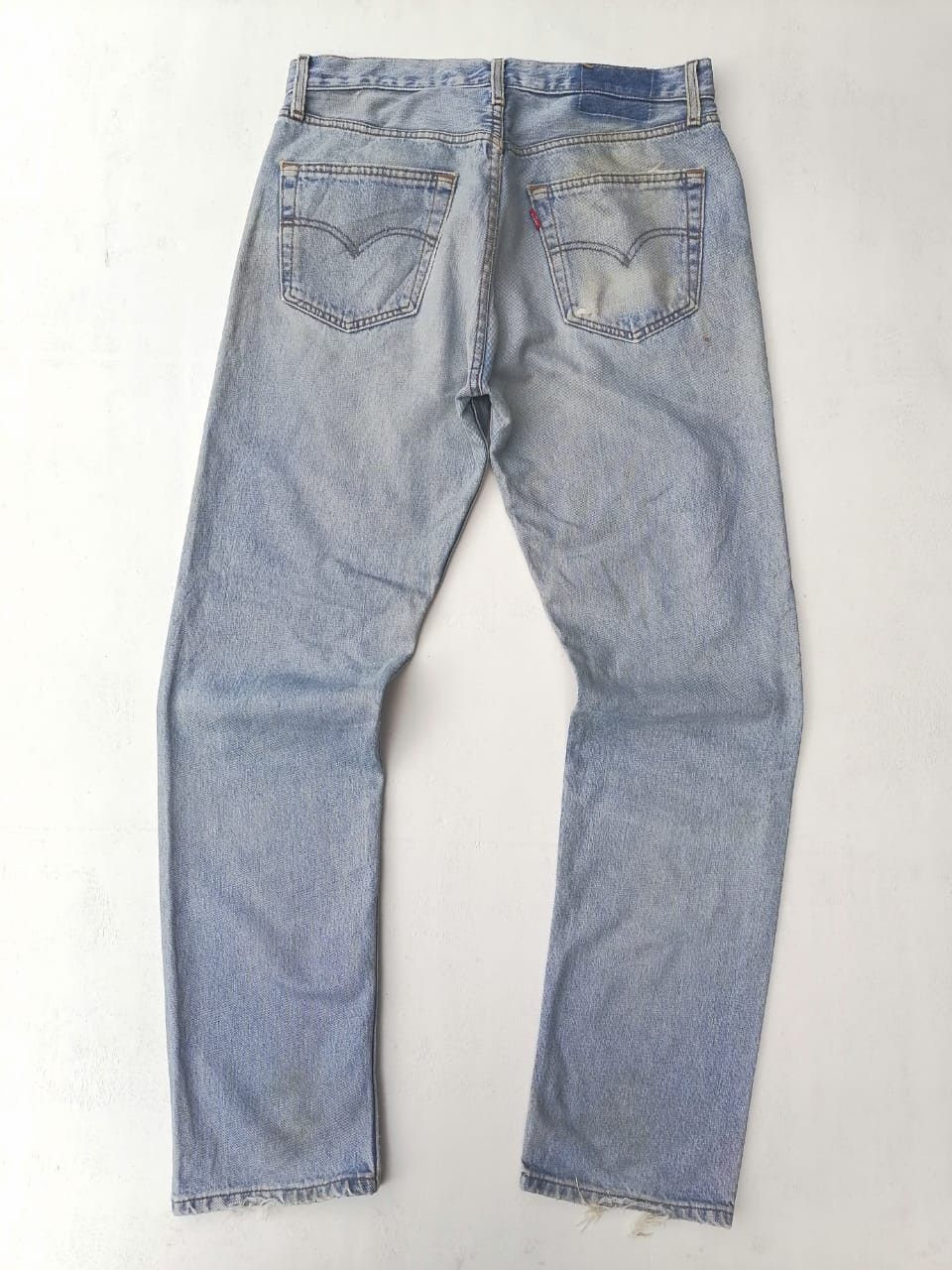 Levi's × Levi's Vintage Clothing × Vintage Levi's Strauss Fly Button Distressed Denim Jeans Size US 32 / EU 48 - 2 Thumbnail