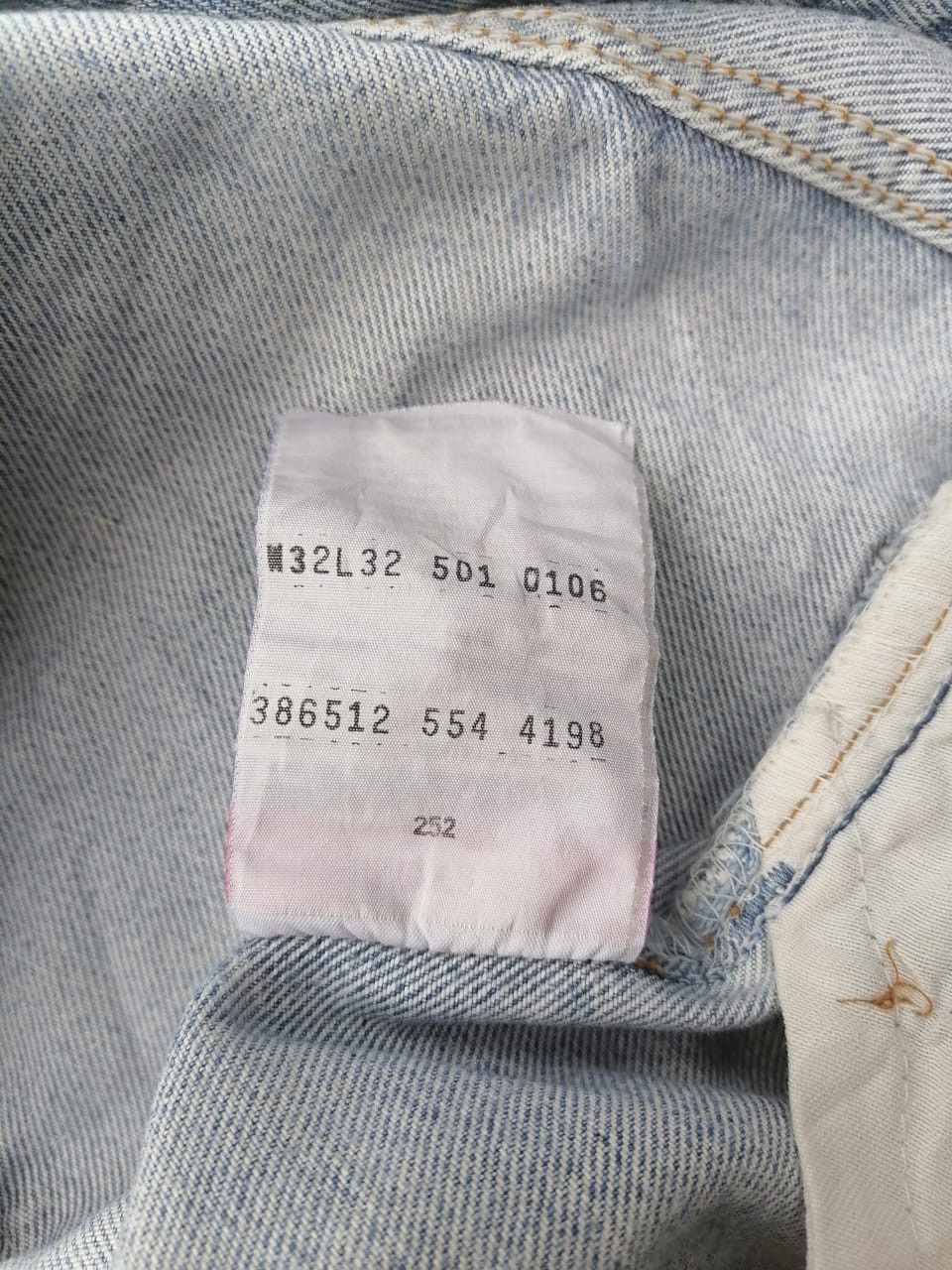 Levi's × Levi's Vintage Clothing × Vintage Levi's Strauss Fly Button Distressed Denim Jeans Size US 32 / EU 48 - 7 Thumbnail