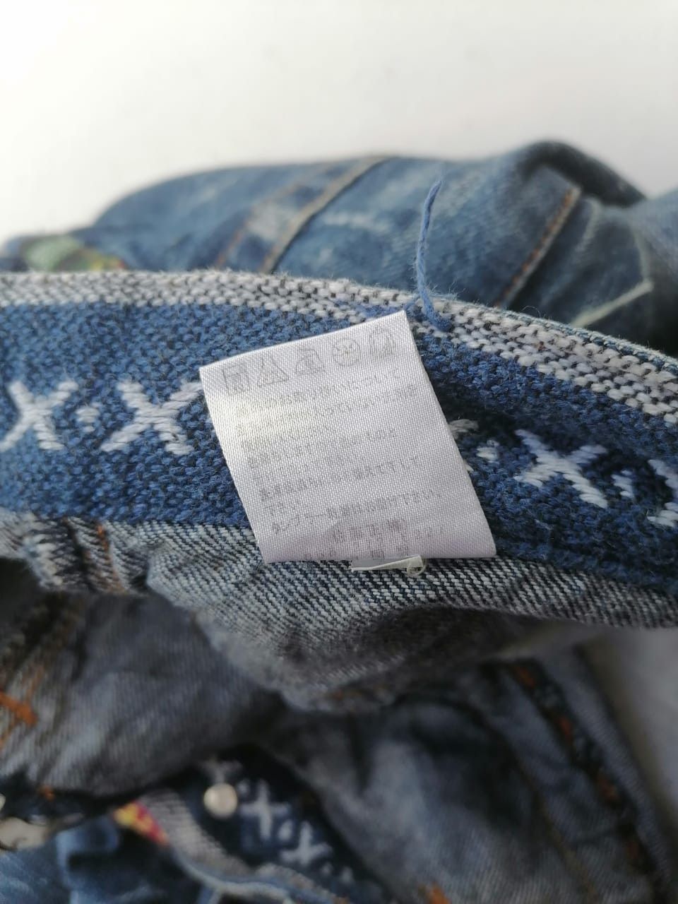 Other Nylaus Double Waist Colourful Denim Jeans Size US 32 / EU 48 - 4 Thumbnail