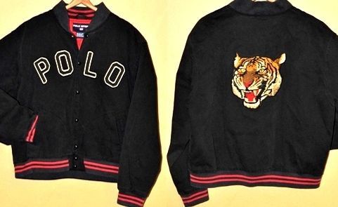 Polo Ralph Lauren Vintage POLO Ralph Lauren SPORT Tiger Varsity Jacket XXL Size US XXL / EU 58 / 5 - 1 Thumbnail