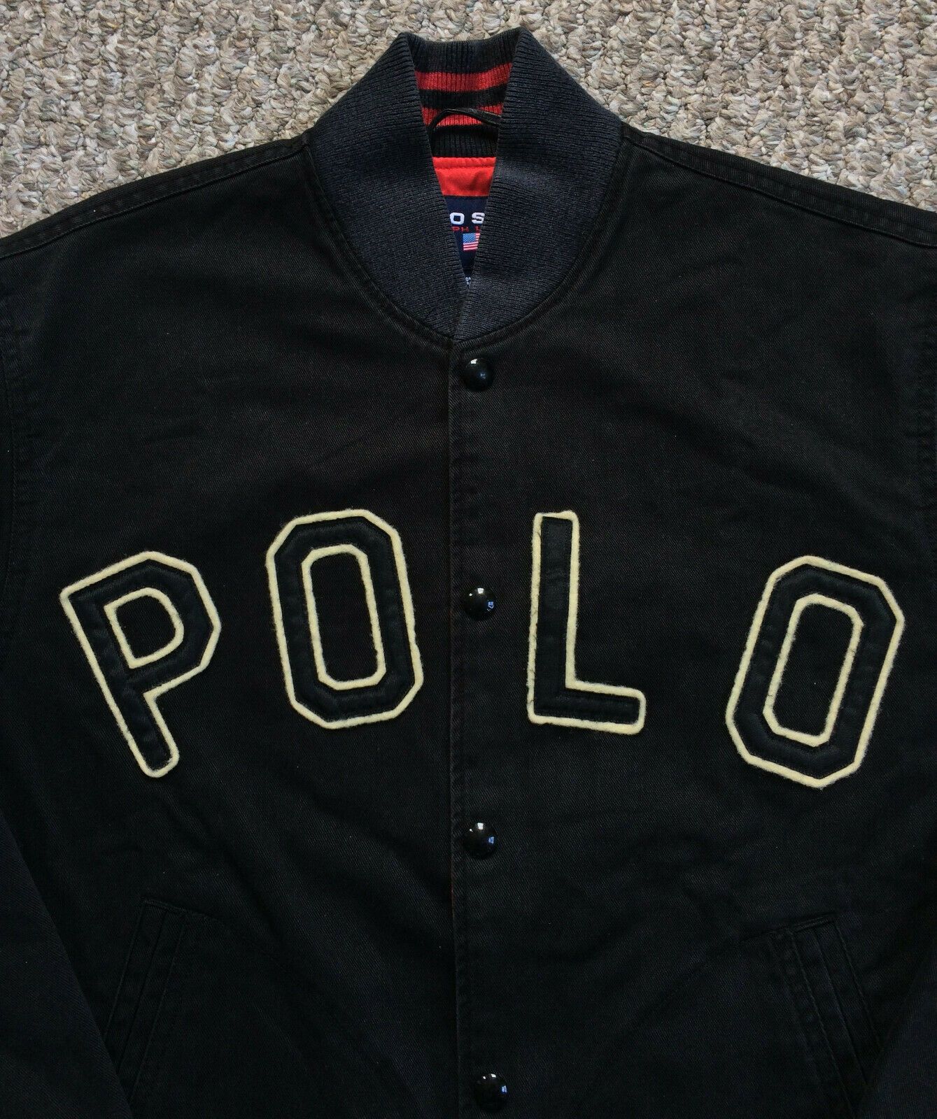 Polo Ralph Lauren Vintage POLO Ralph Lauren SPORT Tiger Varsity Jacket XXL Size US XXL / EU 58 / 5 - 3 Thumbnail