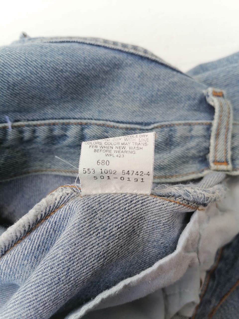 Levi's × Levi's Vintage Clothing Levi's Strauss 501 Fly Button Denim Jeans Size US 34 / EU 50 - 6 Thumbnail
