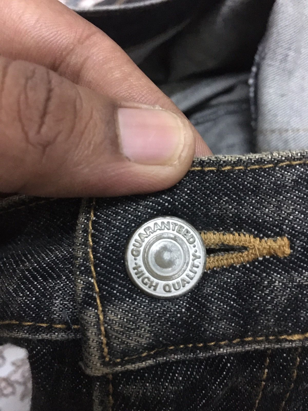 Japanese Brand Japanese Brand Black Trasher Denim Size US 35 - 9 Thumbnail
