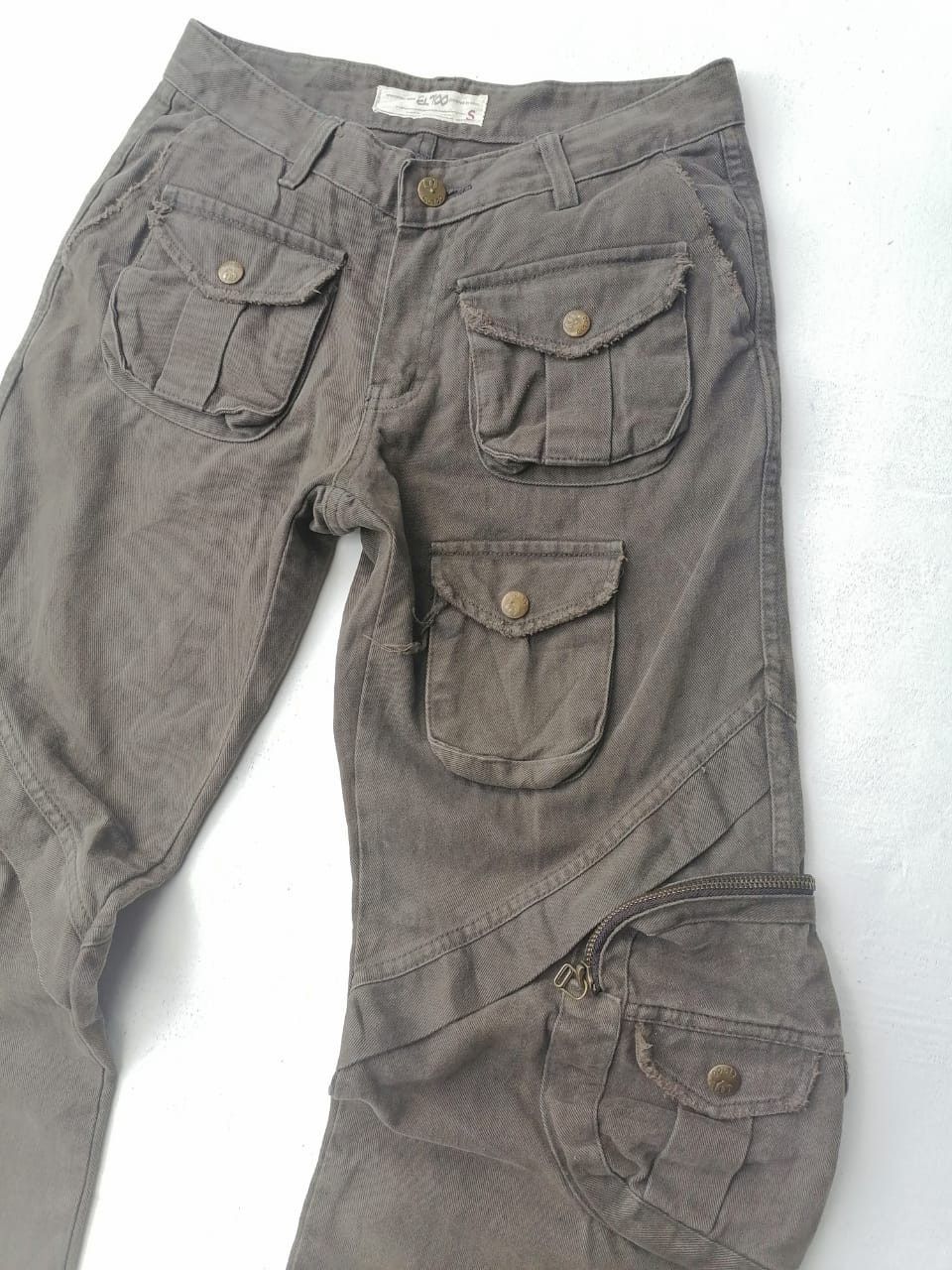 Designer Eltoo Multi Pockets Pants Size US 28 / EU 44 - 2 Thumbnail
