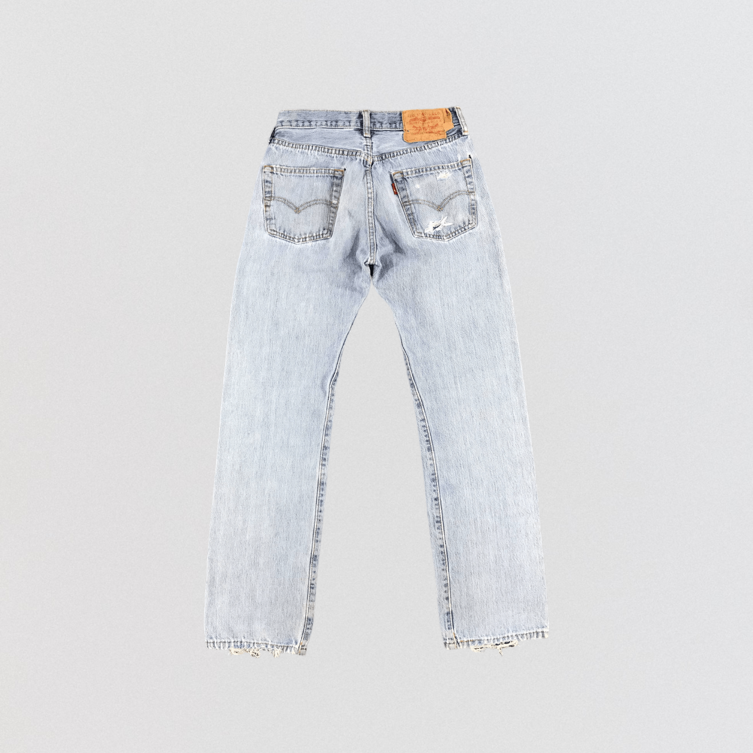 Levi's × Vintage Vintage Light Wash Levis 501 Jeans-JM1716 Size US 27 - 2 Thumbnail