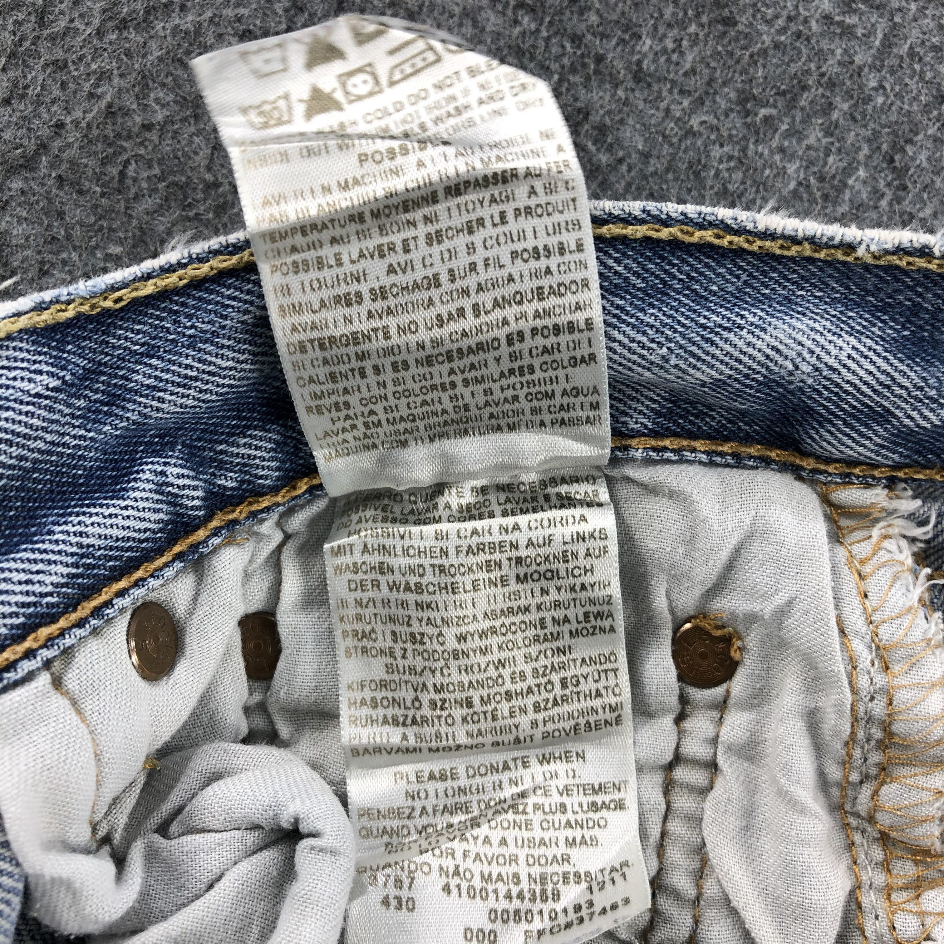 Levi's × Vintage Vintage Light Wash Levis 501 Jeans-JM1716 Size US 27 - 18 Thumbnail