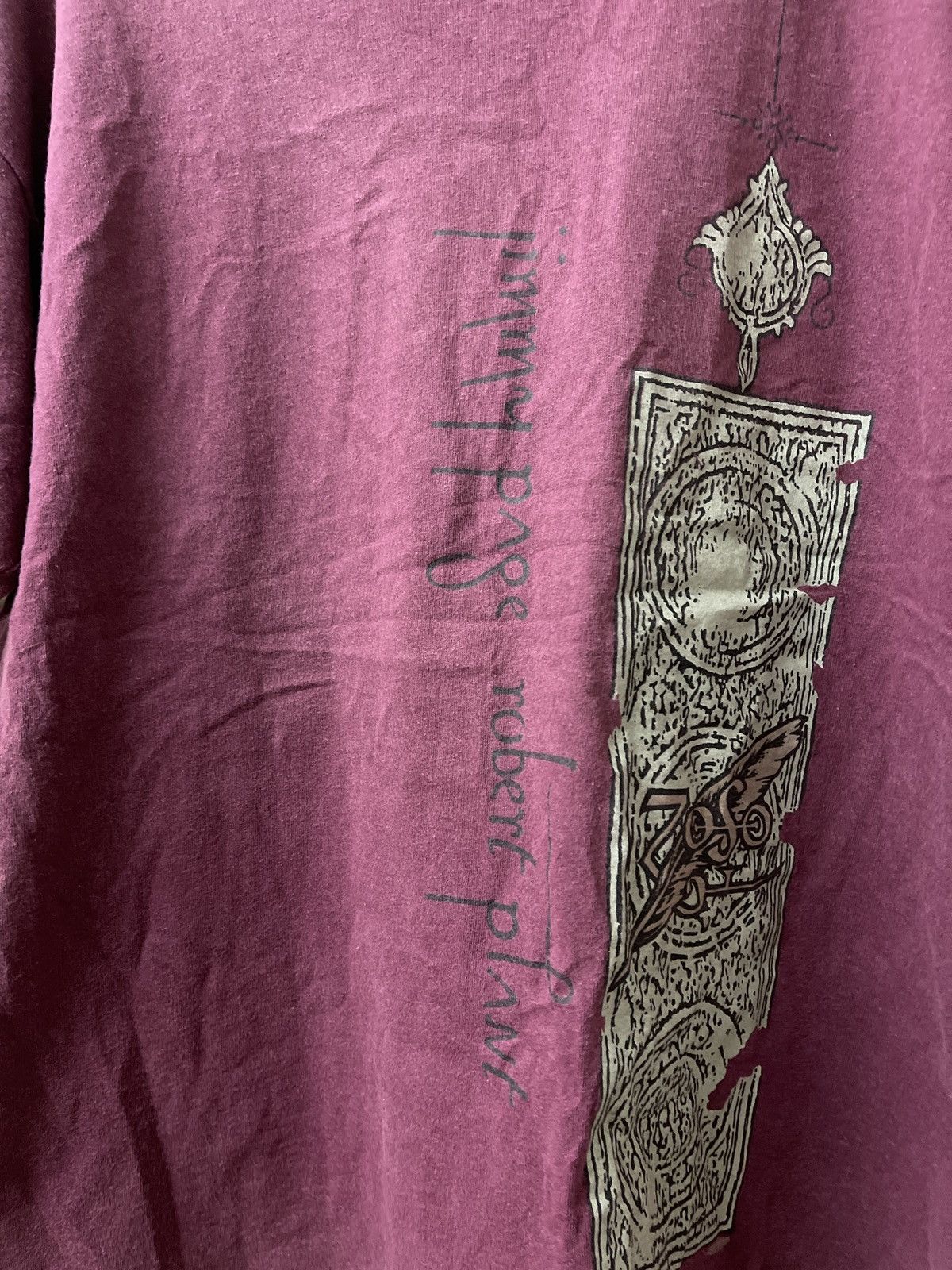 Band Tees VINTAGE LED ZEPPELIN SPELLOUT ©️1995 PAGEPLANT VERY RARE Size US L / EU 52-54 / 3 - 2 Thumbnail