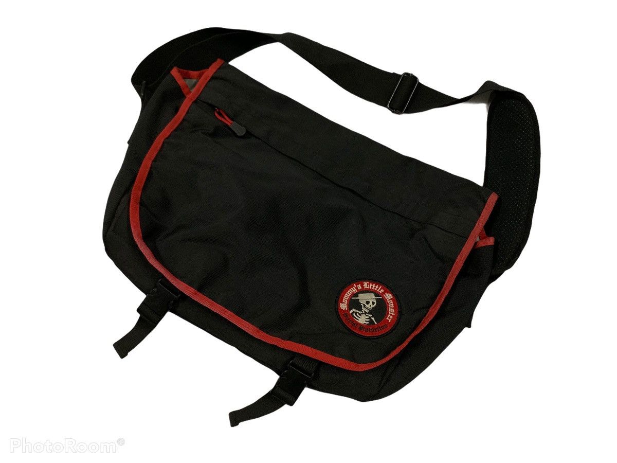 Vintage Social Distortion Mommy's Little Monster Sling Bag in Black, Men's