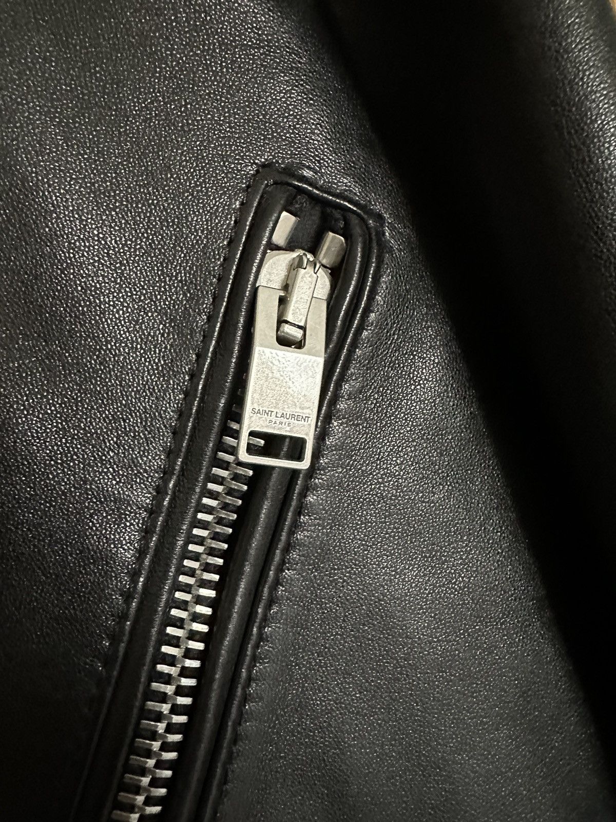 Saint Laurent Paris SS14 Saint Laurent leather biker jacket BNWT Hedi Slimane 52 Size US L / EU 52-54 / 3 - 15 Thumbnail