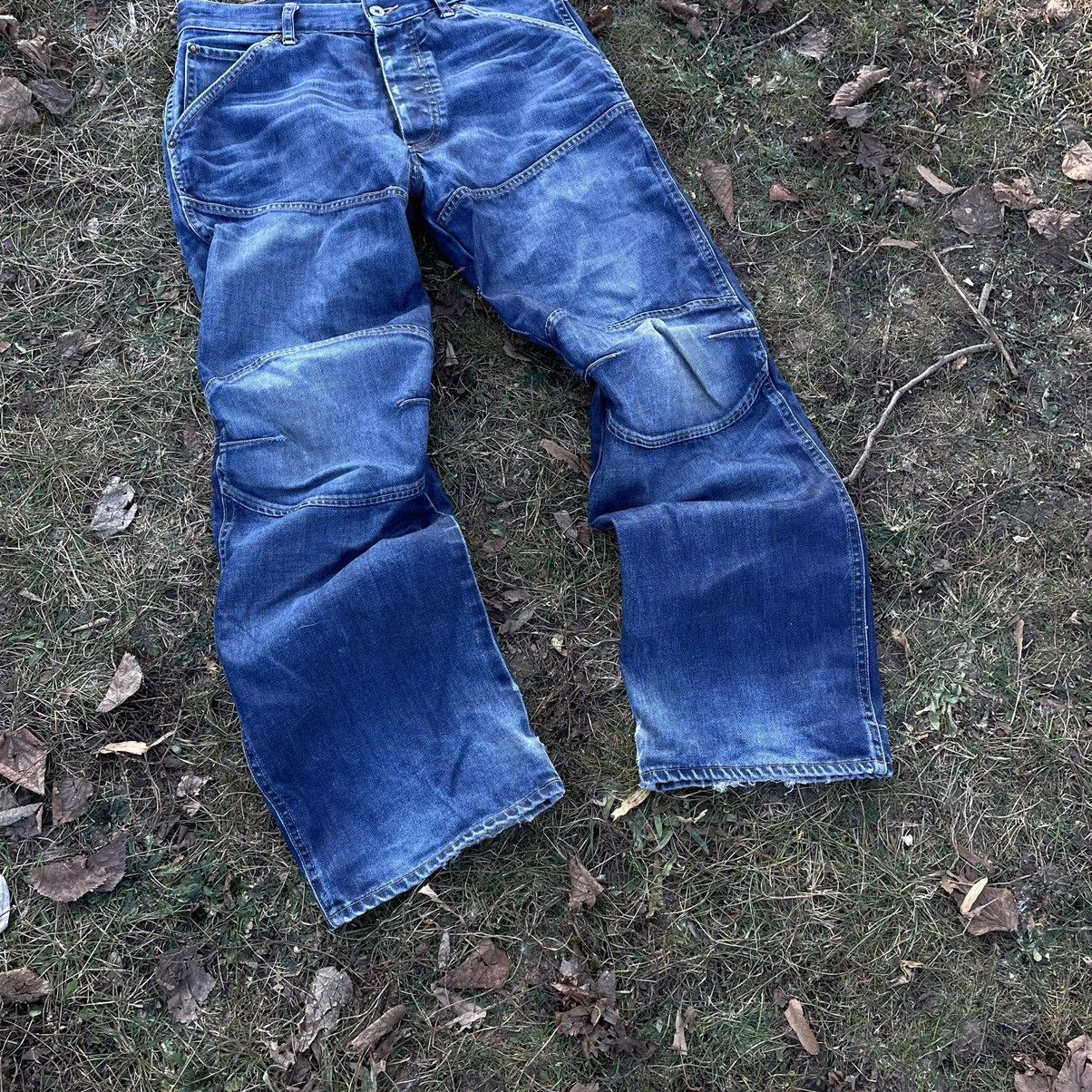 Vintage Vintage Y2K Distressed Baggy Jeans Thrashed Workwear Punk 32 Size US 32 / EU 48 - 2 Thumbnail