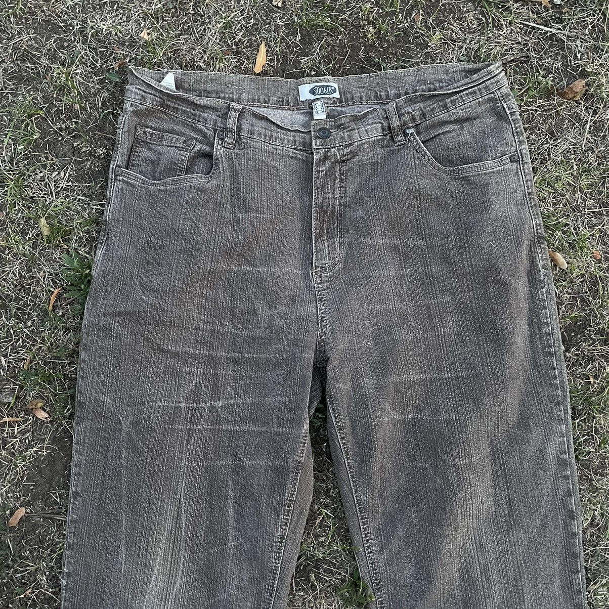 If Six Was Nine Vintage 90s Faded Flared Jeans Japanese Casual Streetwear Size US 34 / EU 50 - 3 Thumbnail
