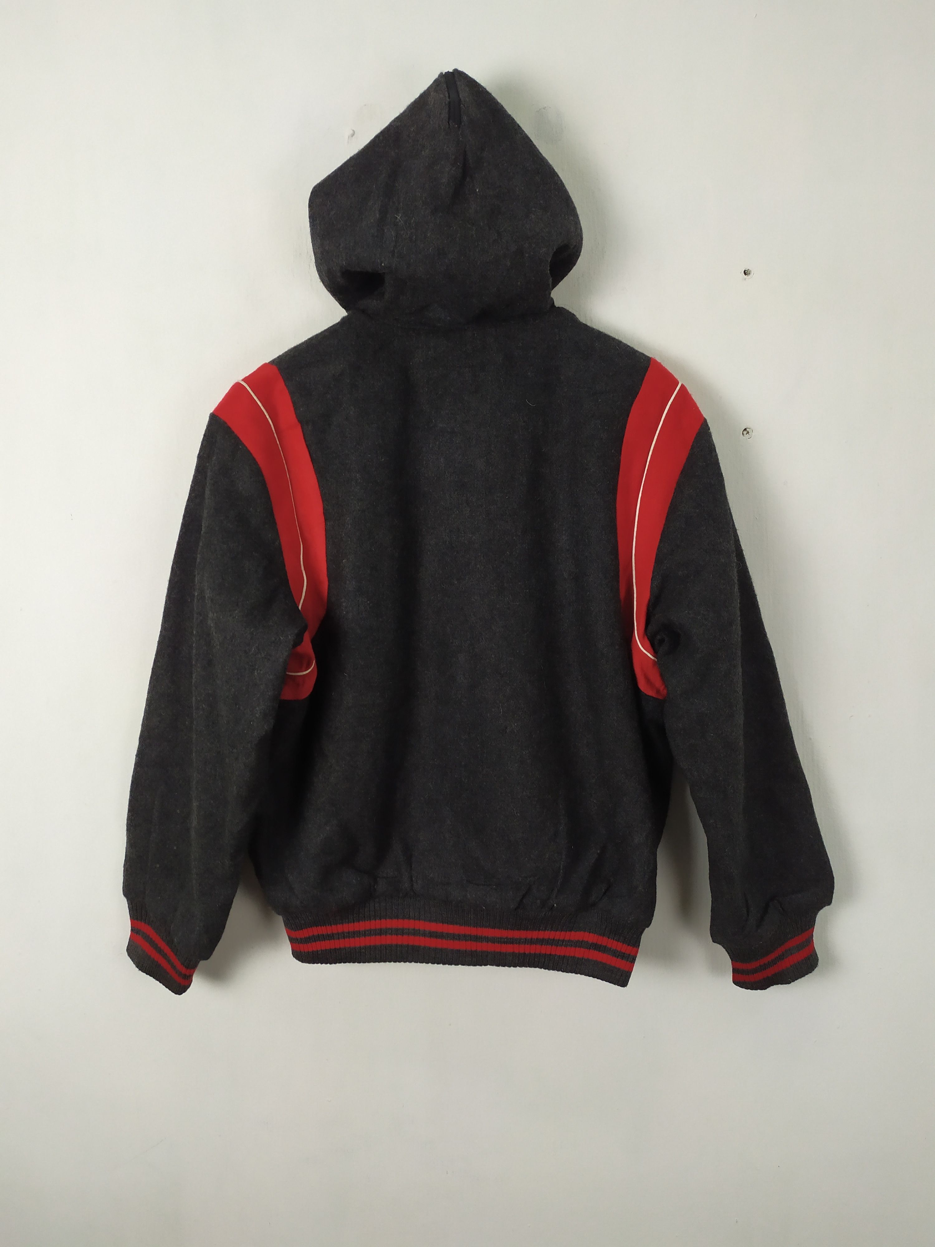 Vintage YANKEES WOMEN WOOL VARSITY JACKET HOODED Size ONE SIZE - 6 Thumbnail