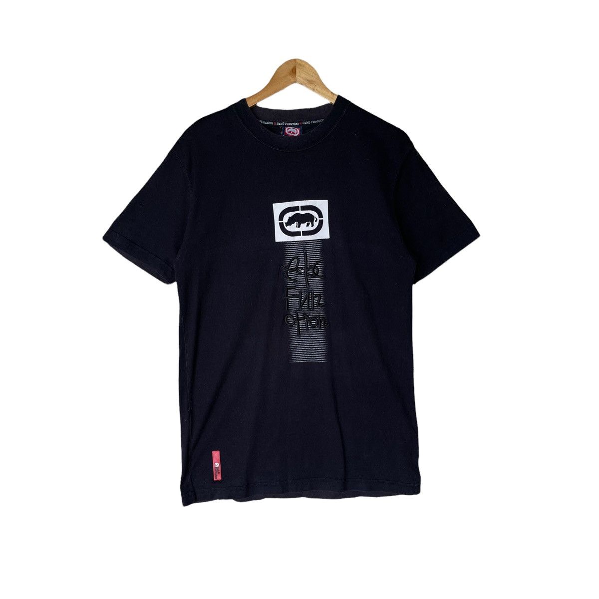 image of Ecko Unltd Ecko Function Embroidered Shirt in Black, Men's (Size Large)