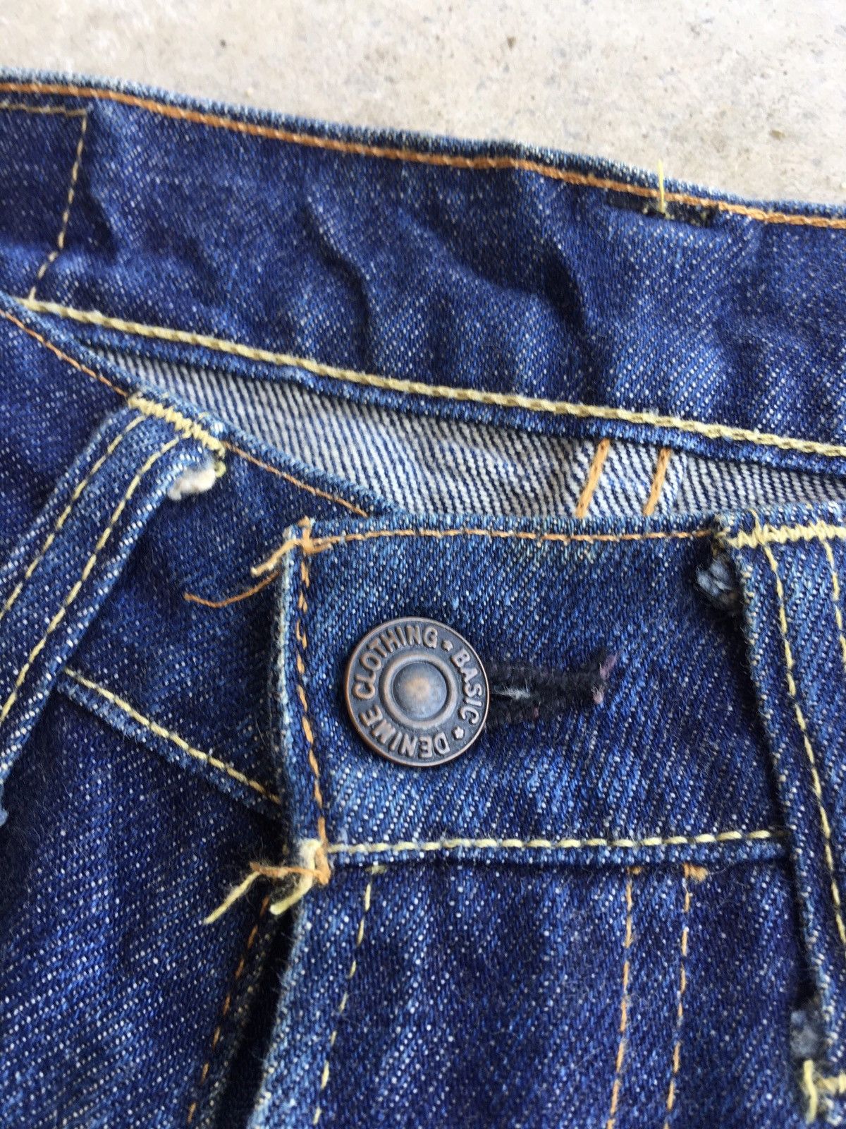 Denime Japanese Brand Vintage Denime Distressed Jeans Size US 30 / EU 46 - 10 Thumbnail