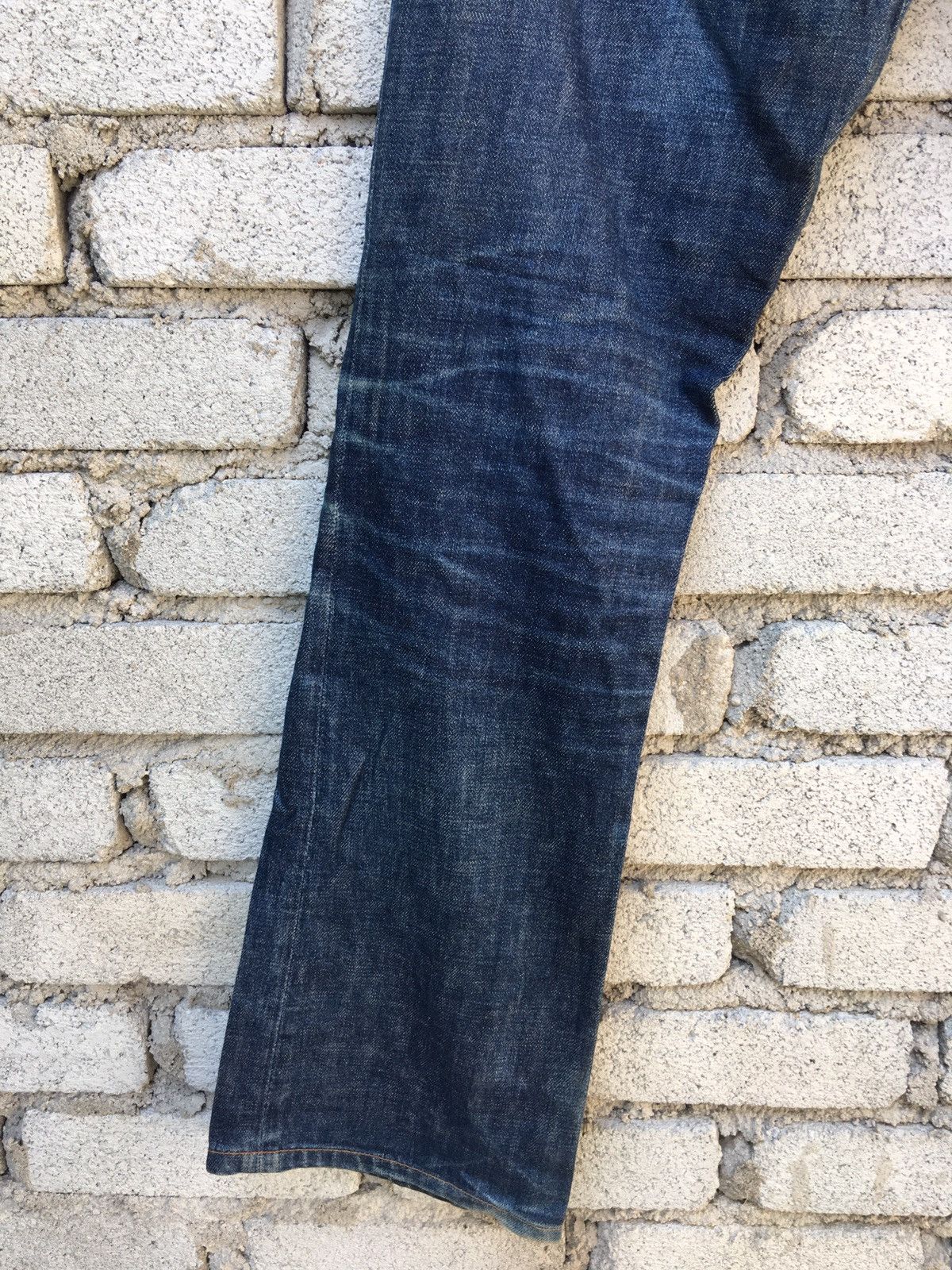 Denime Japanese Brand Vintage Denime Distressed Jeans Size US 30 / EU 46 - 22 Thumbnail