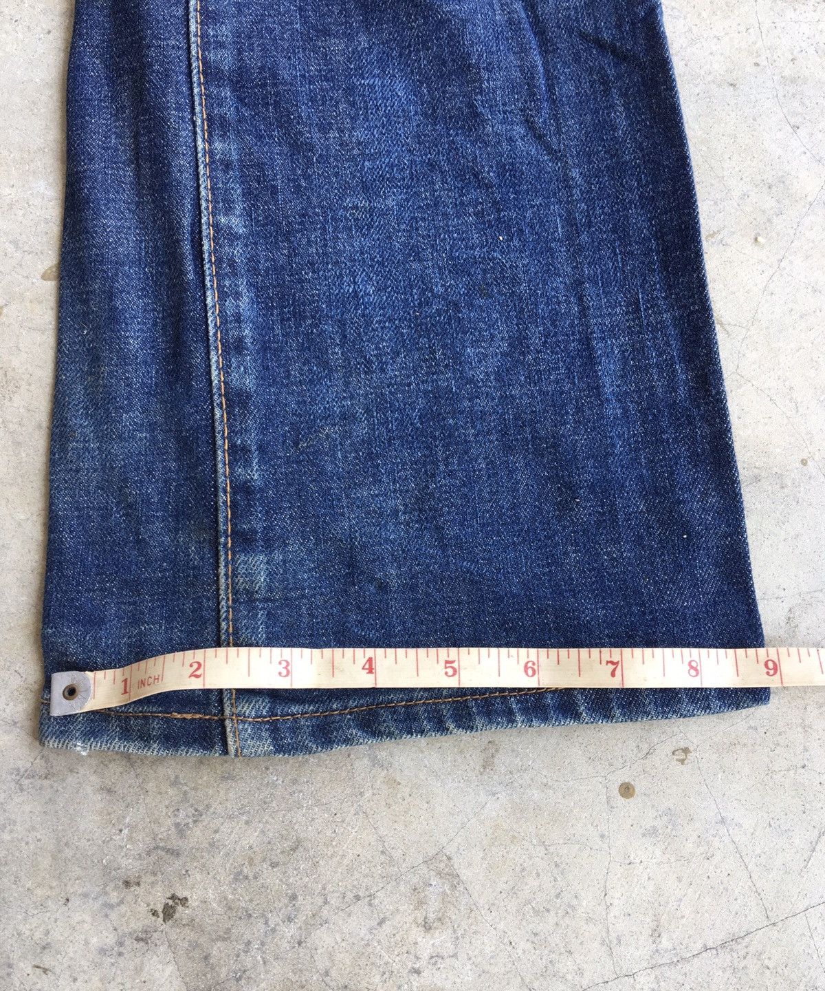 Denime Japanese Brand Vintage Denime Distressed Jeans Size US 30 / EU 46 - 14 Thumbnail