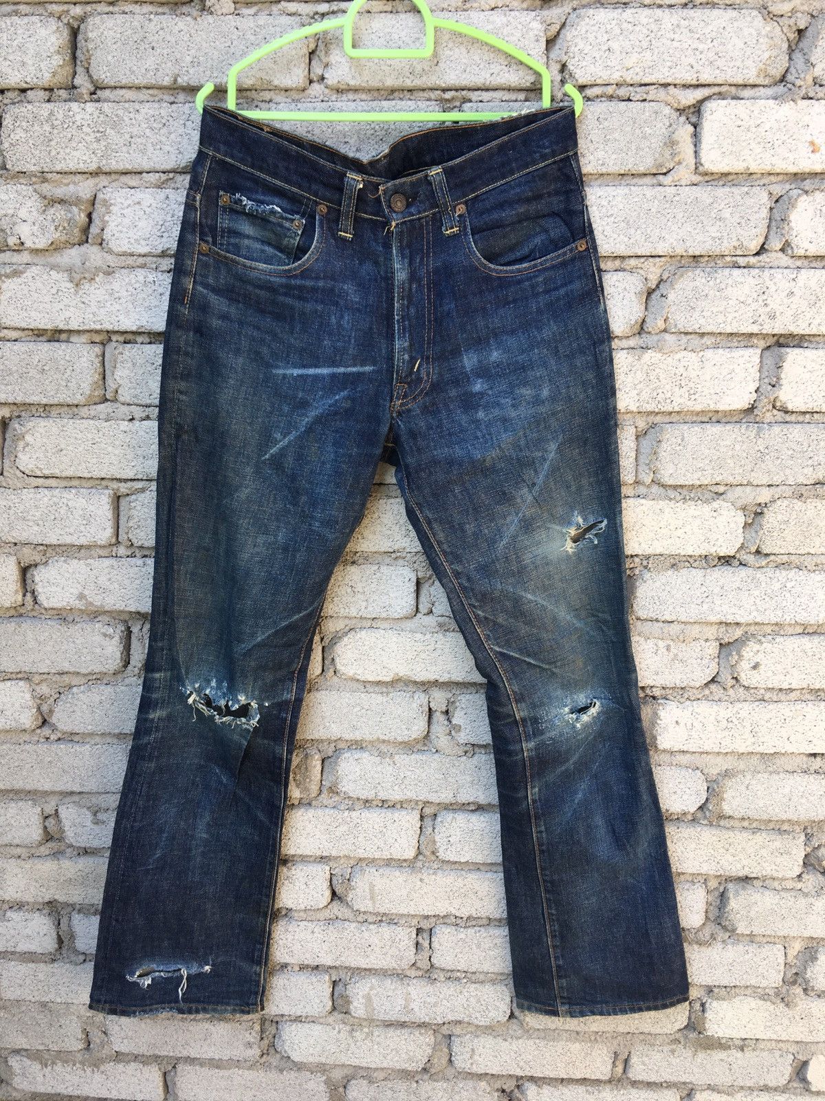 Denime Japanese Brand Vintage Denime Distressed Jeans Size US 30 / EU 46 - 20 Thumbnail