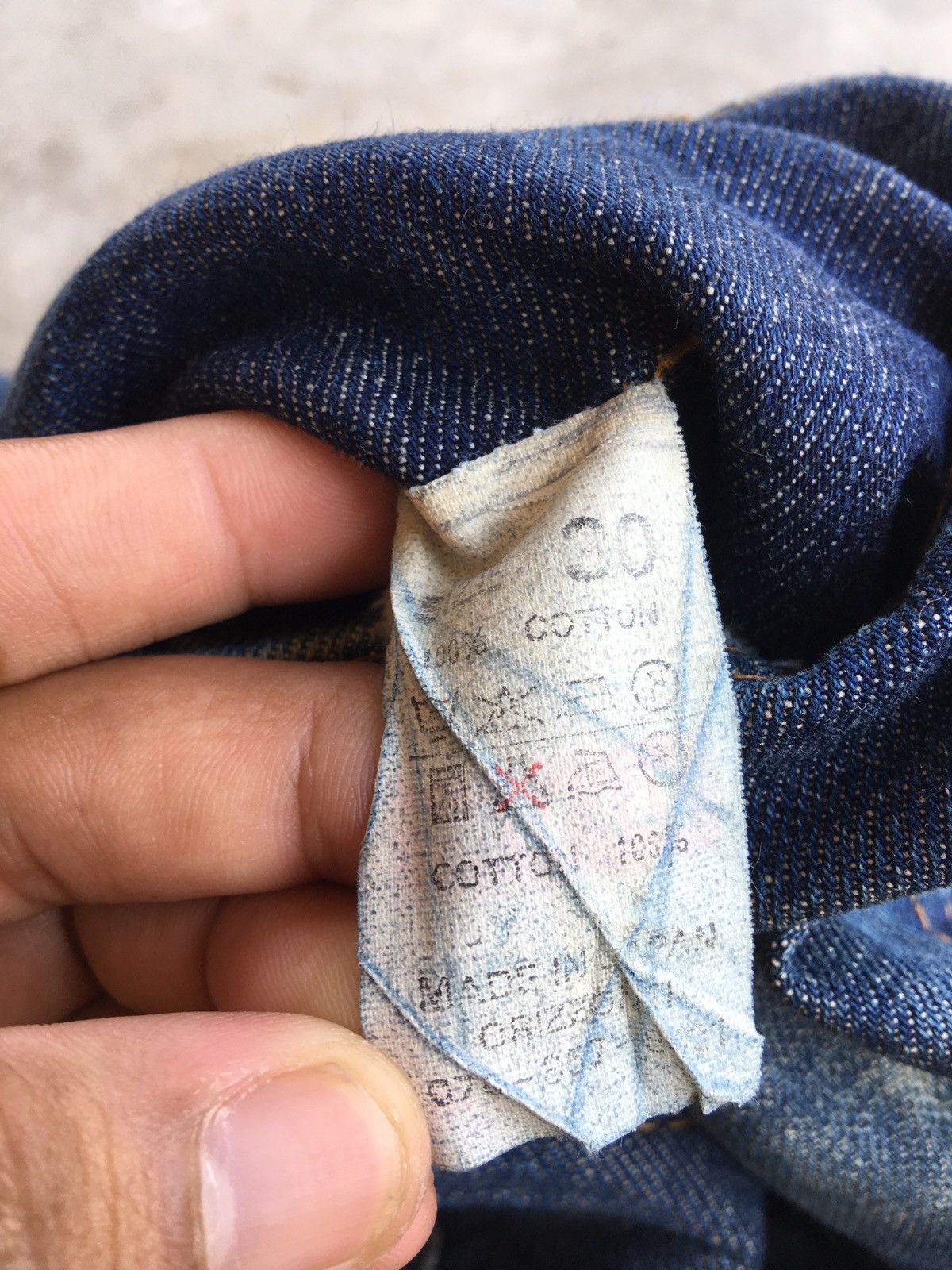 Denime Japanese Brand Vintage Denime Distressed Jeans Size US 30 / EU 46 - 7 Thumbnail