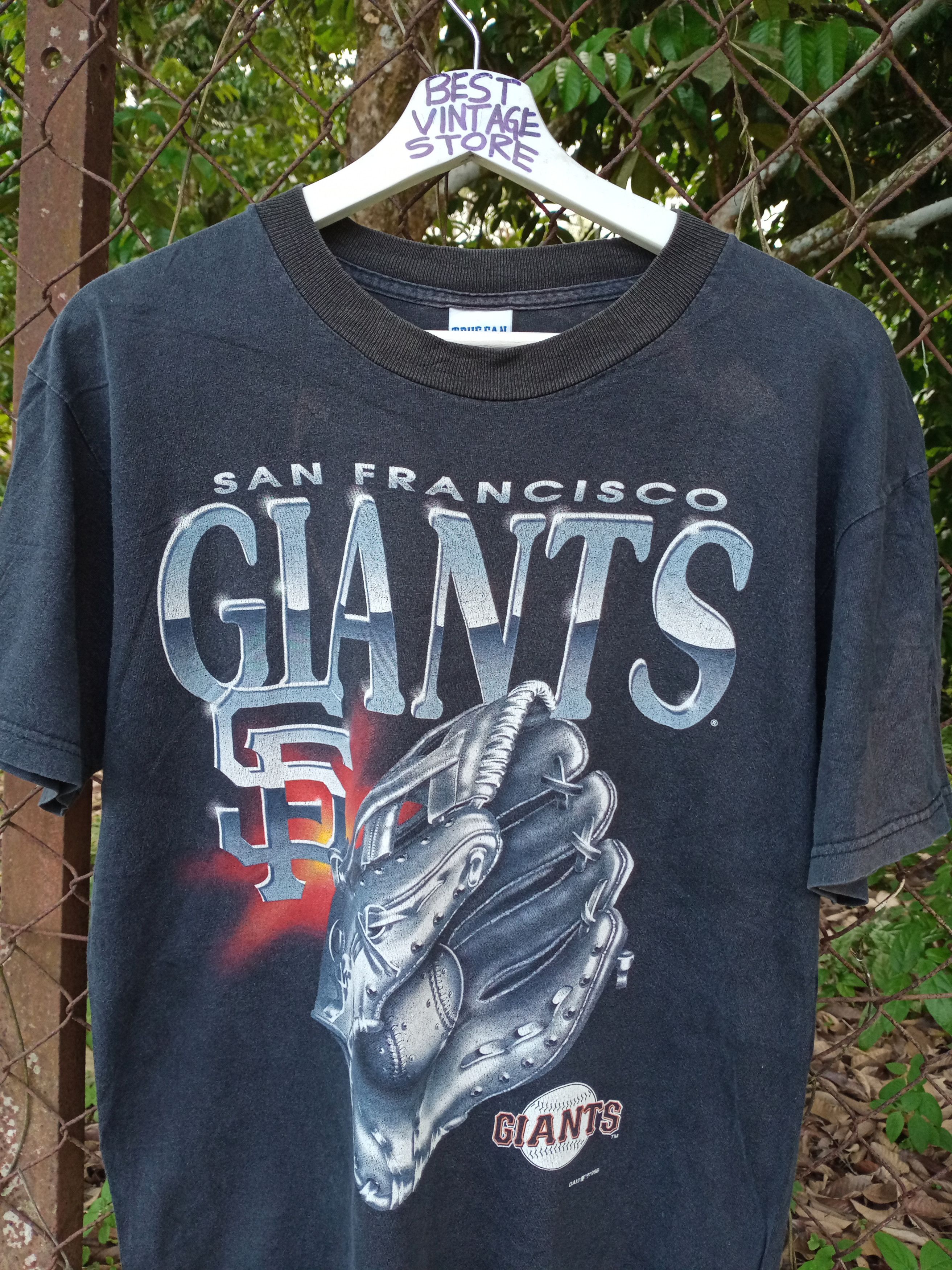 Vintage Vintage 90s Giants San Francisco Baseball T-shirt Size US M / EU 48-50 / 2 - 2 Thumbnail