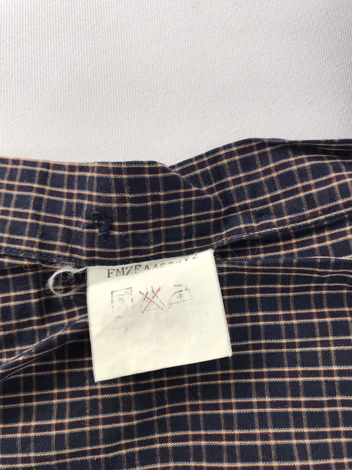 Moschino Cheng And Chie Moschino Shirt Single Pocket Striped Checked Size US XL / EU 56 / 4 - 7 Thumbnail
