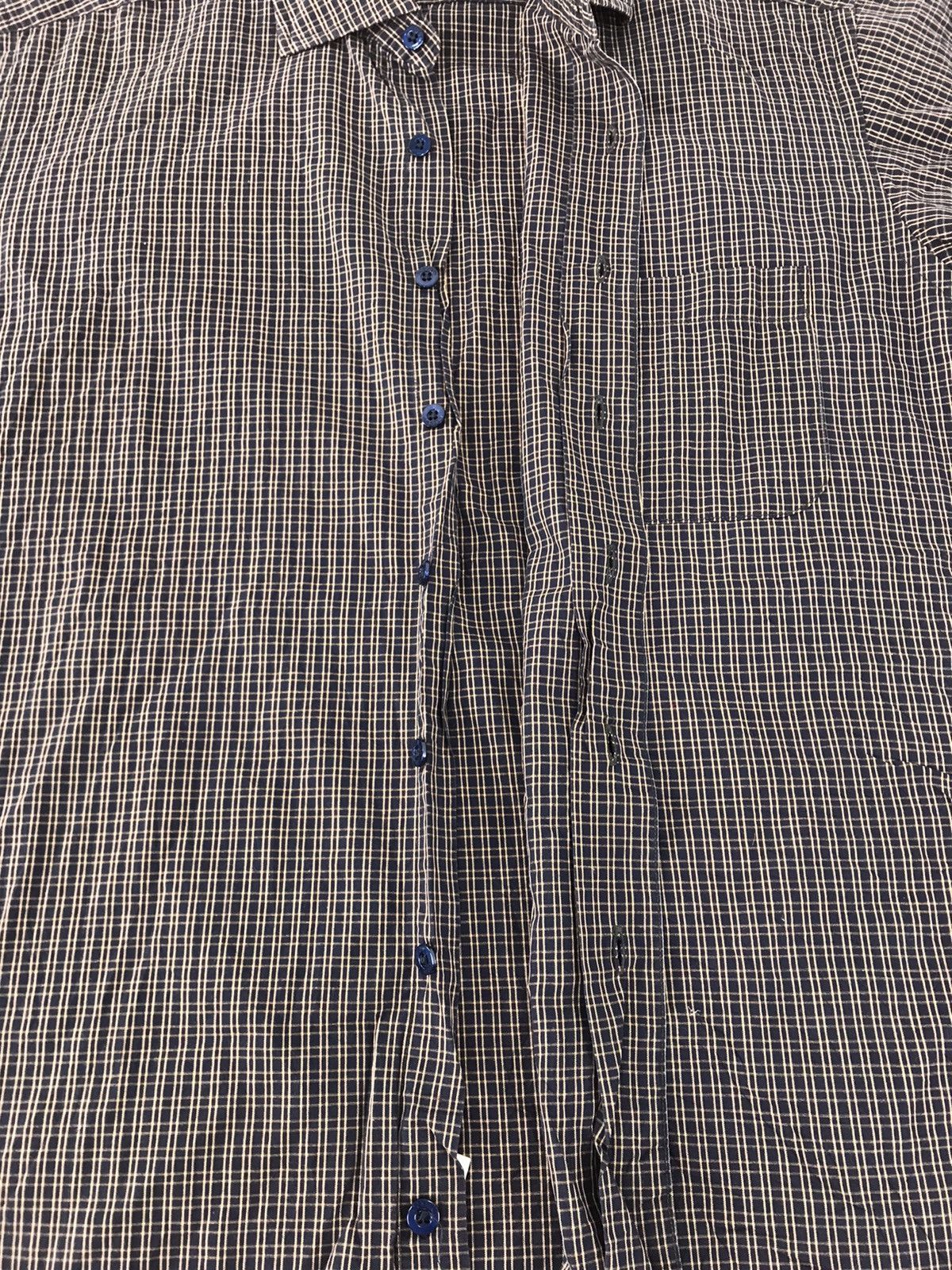 Moschino Cheng And Chie Moschino Shirt Single Pocket Striped Checked Size US XL / EU 56 / 4 - 4 Thumbnail