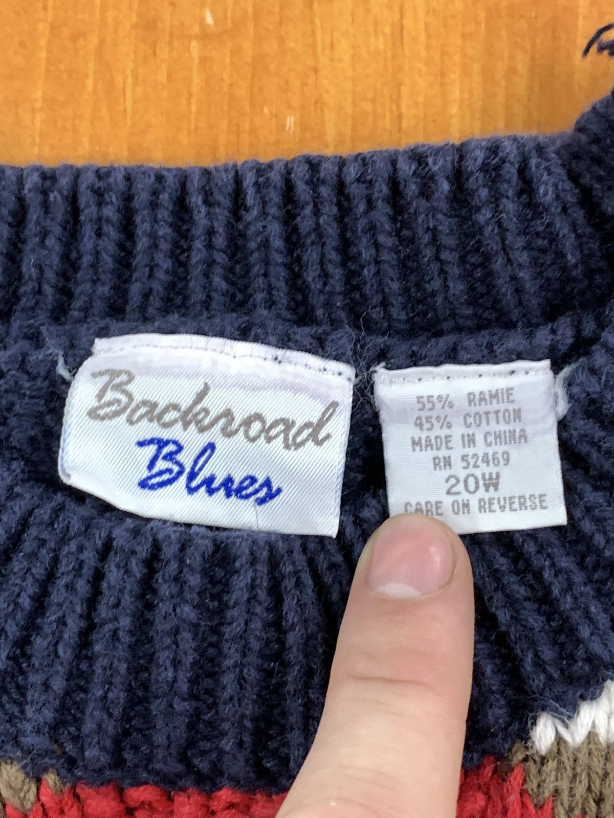Vintage Vintage Shining Diamond Knit Sweater Size US L / EU 52-54 / 3 - 2 Thumbnail