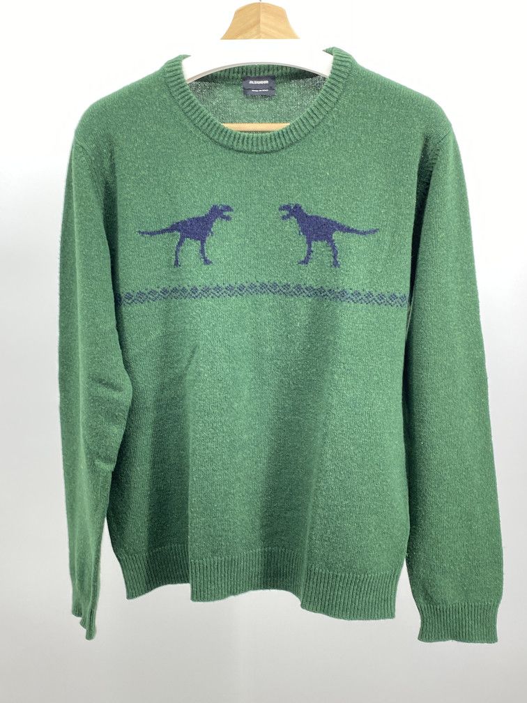 Pre-owned Jil Sander X Raf Simons Fw12 Dinosaur In Green | ModeSens