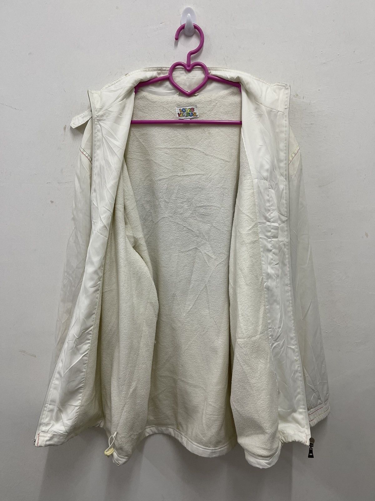Japanese Brand Rare Vintage LOUIS VERSUS LVS Spell Out Embroidered Jacket Size US L / EU 52-54 / 3 - 6 Thumbnail