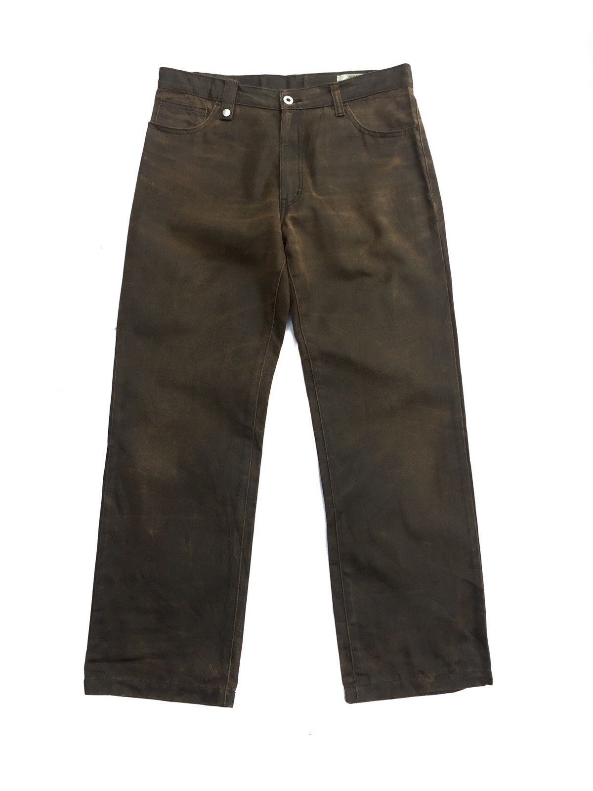 Moleskine JAPANESE BRAND MOVIN MOLESKINE WAXED PANTS Size US 32 / EU 48 - 1 Thumbnail