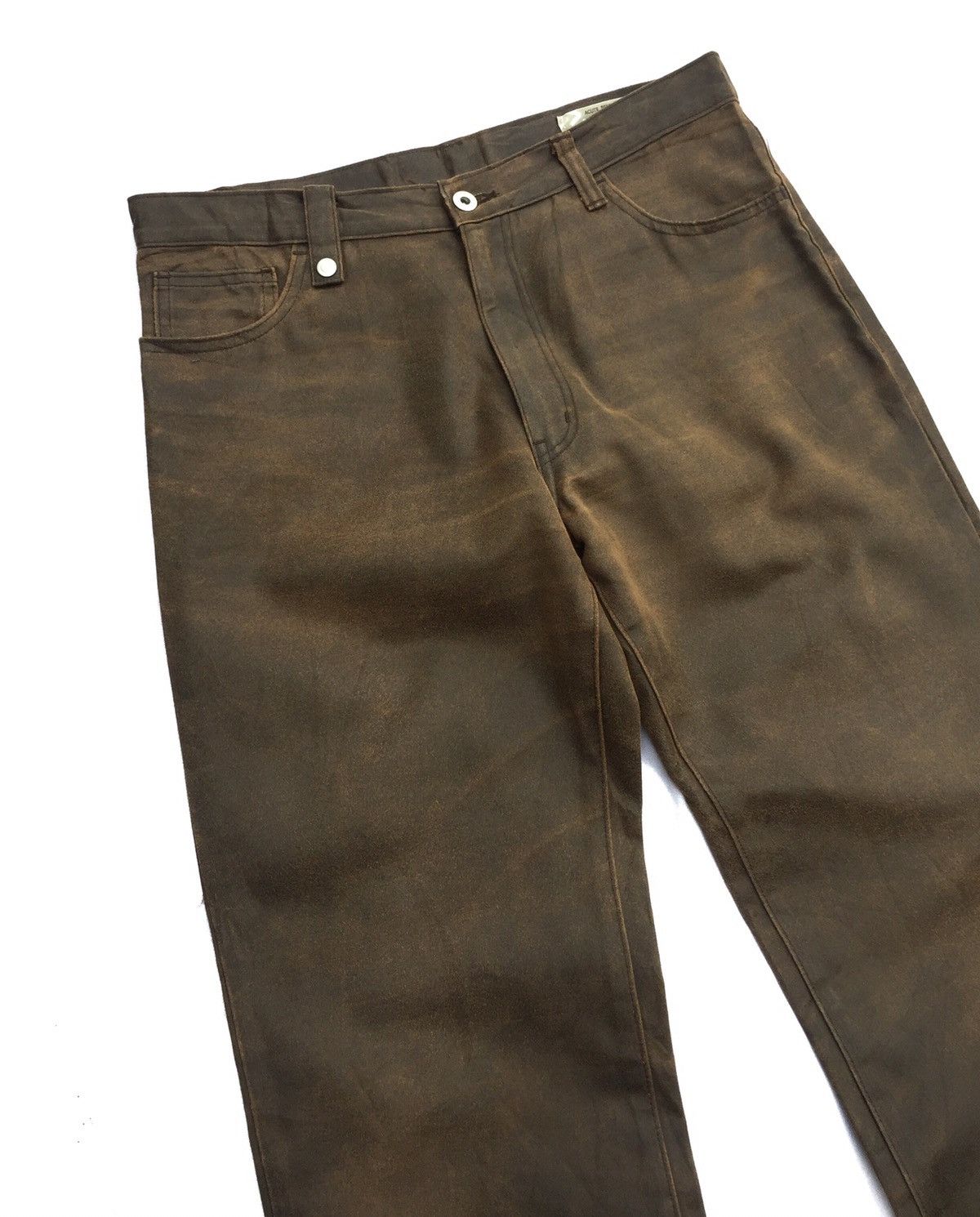 Moleskine JAPANESE BRAND MOVIN MOLESKINE WAXED PANTS Size US 32 / EU 48 - 4 Thumbnail
